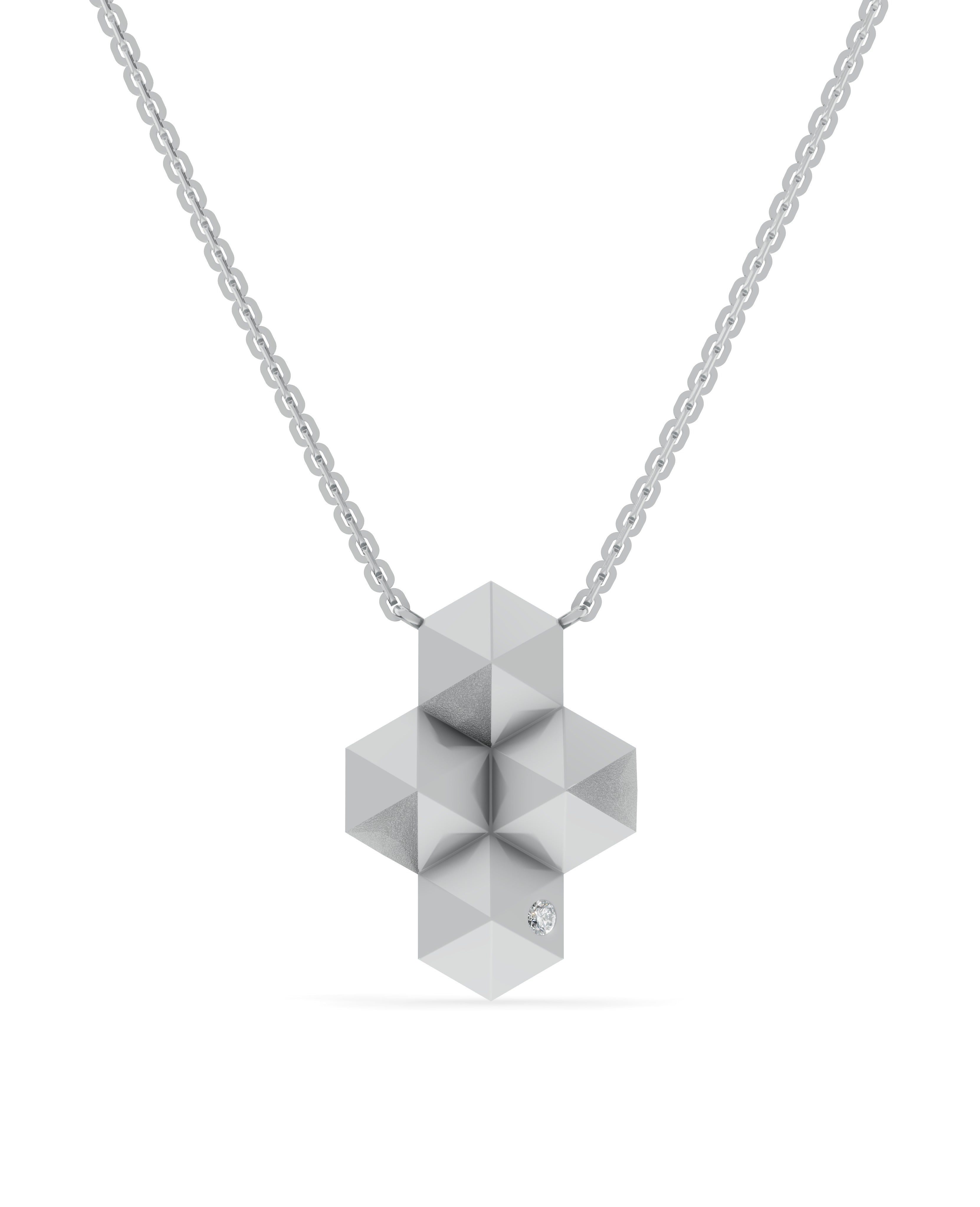 Platinized Sterling Silver