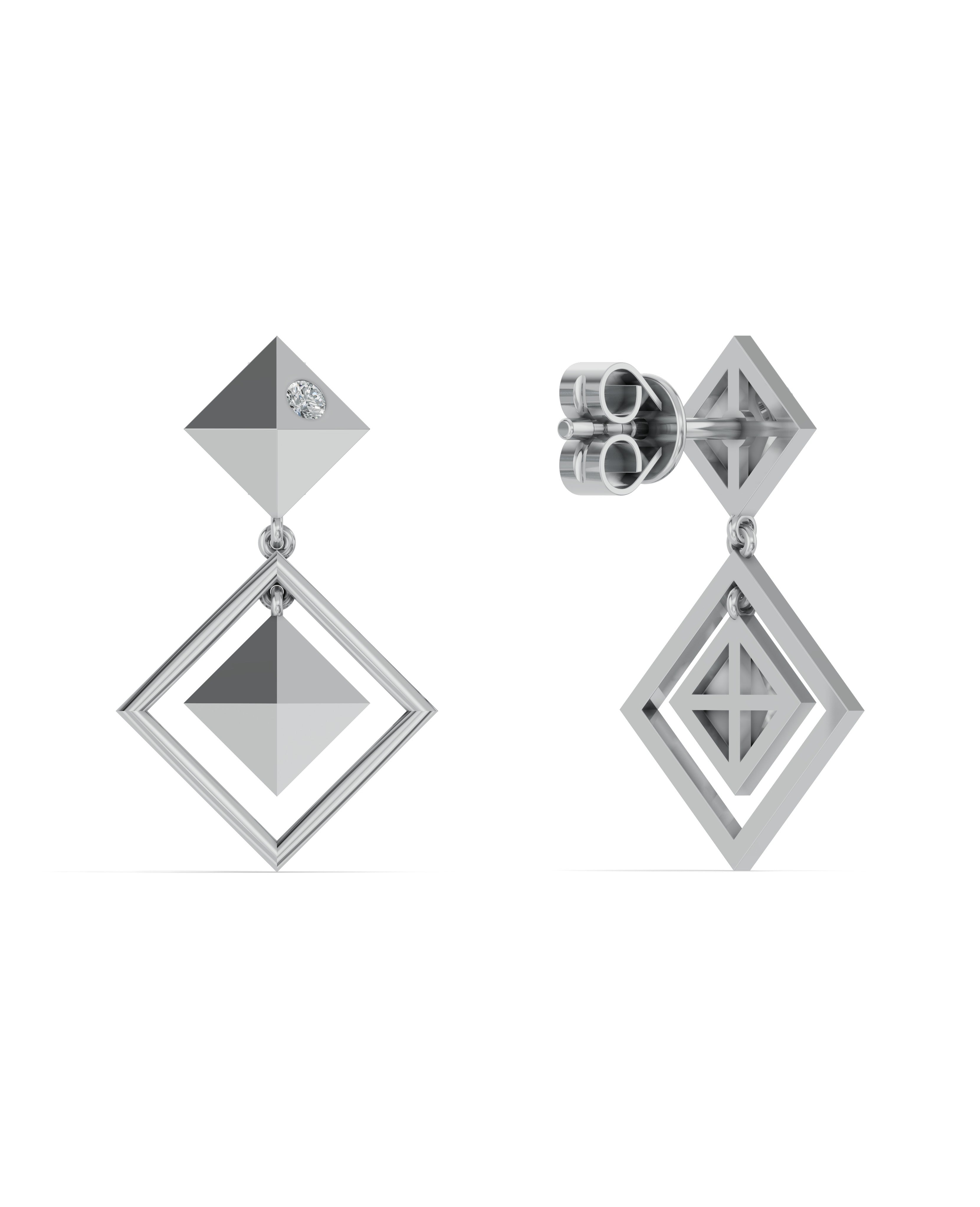 Platinized Sterling Silver