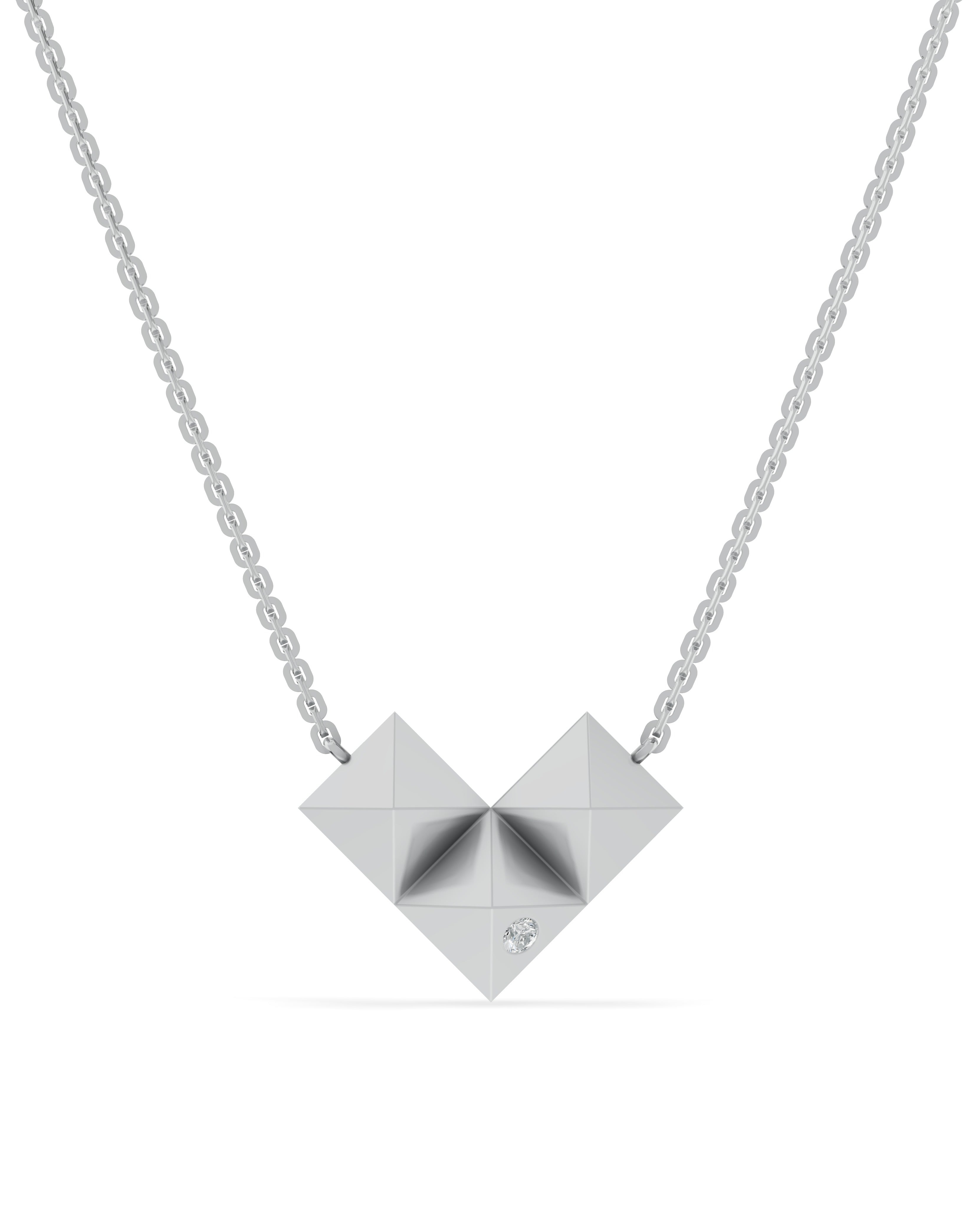 Platinized Sterling Silver