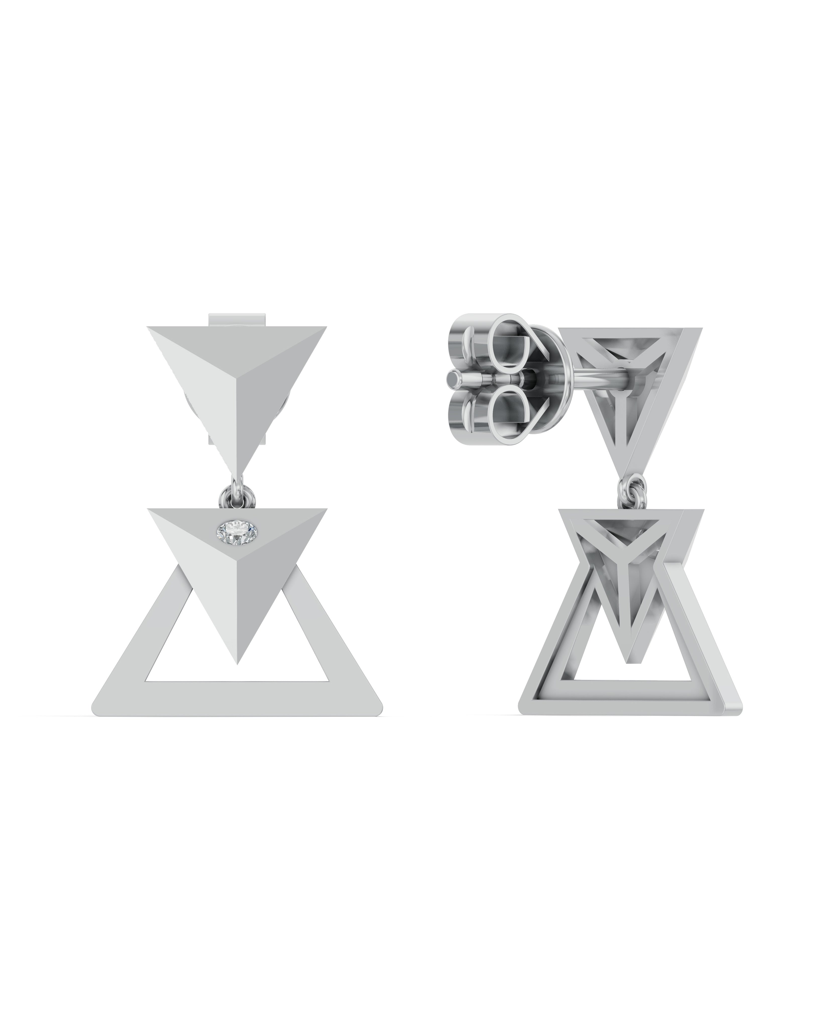 Platinized Sterling Silver