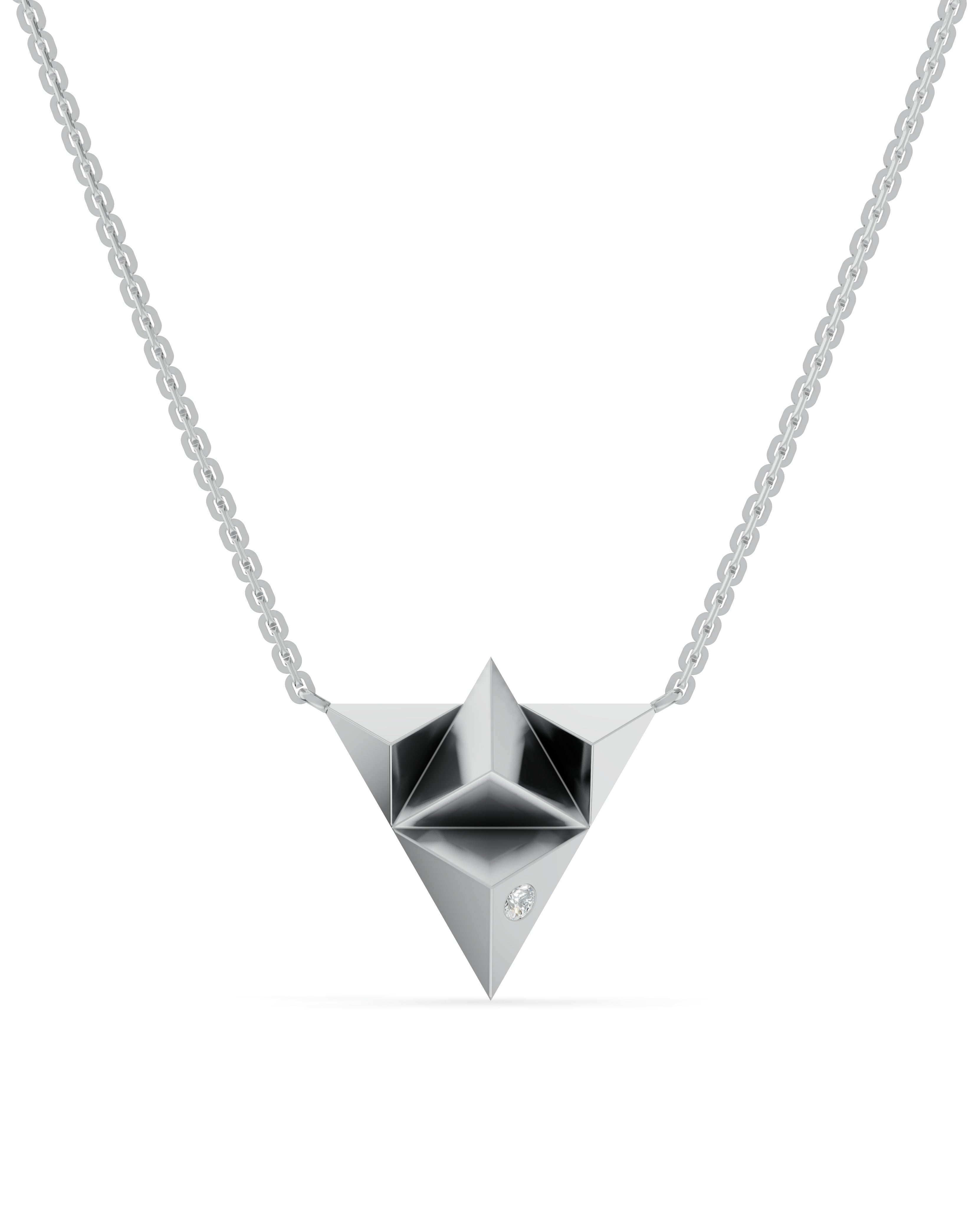 Platinized Sterling Silver