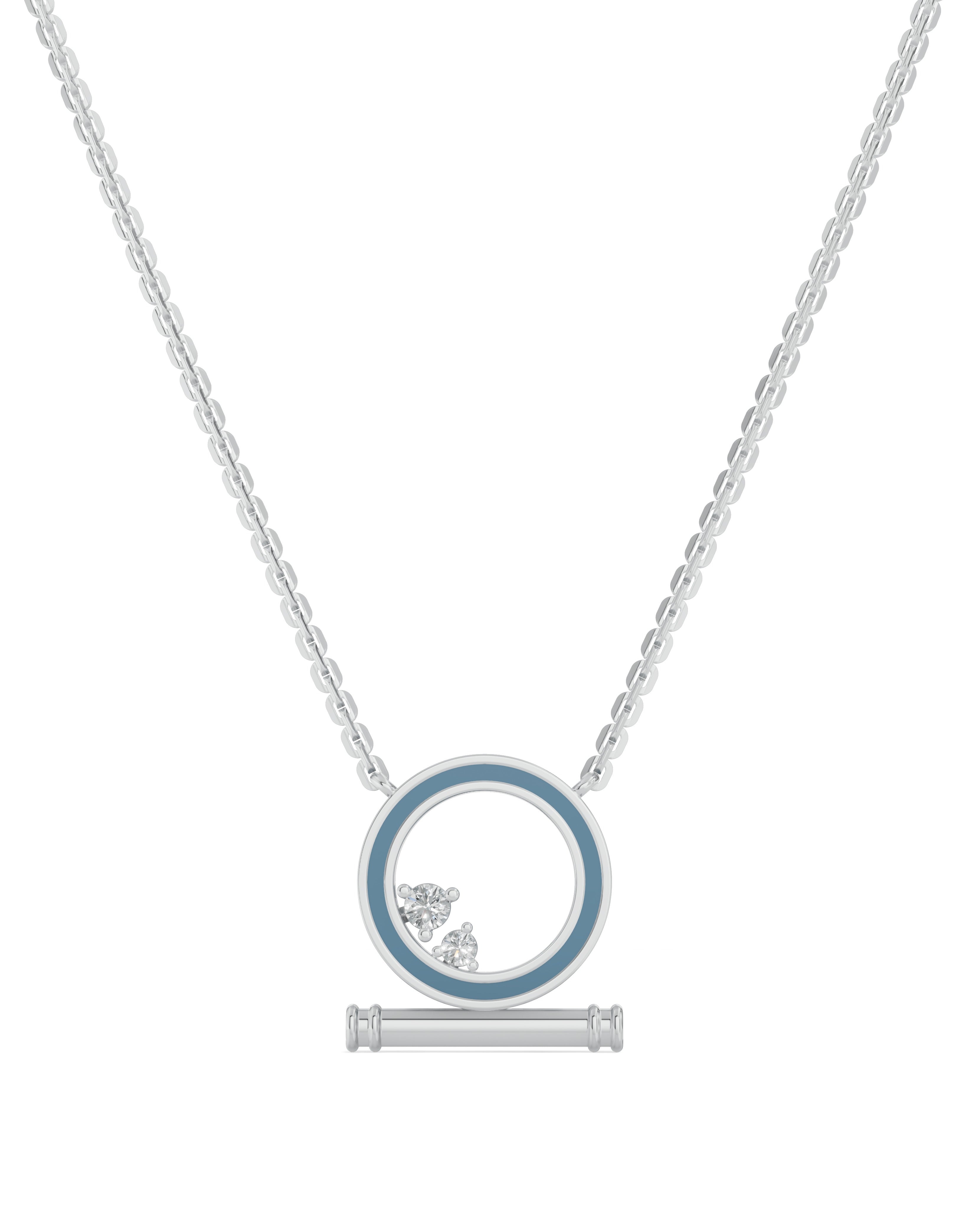 Platinized Sterling Silver