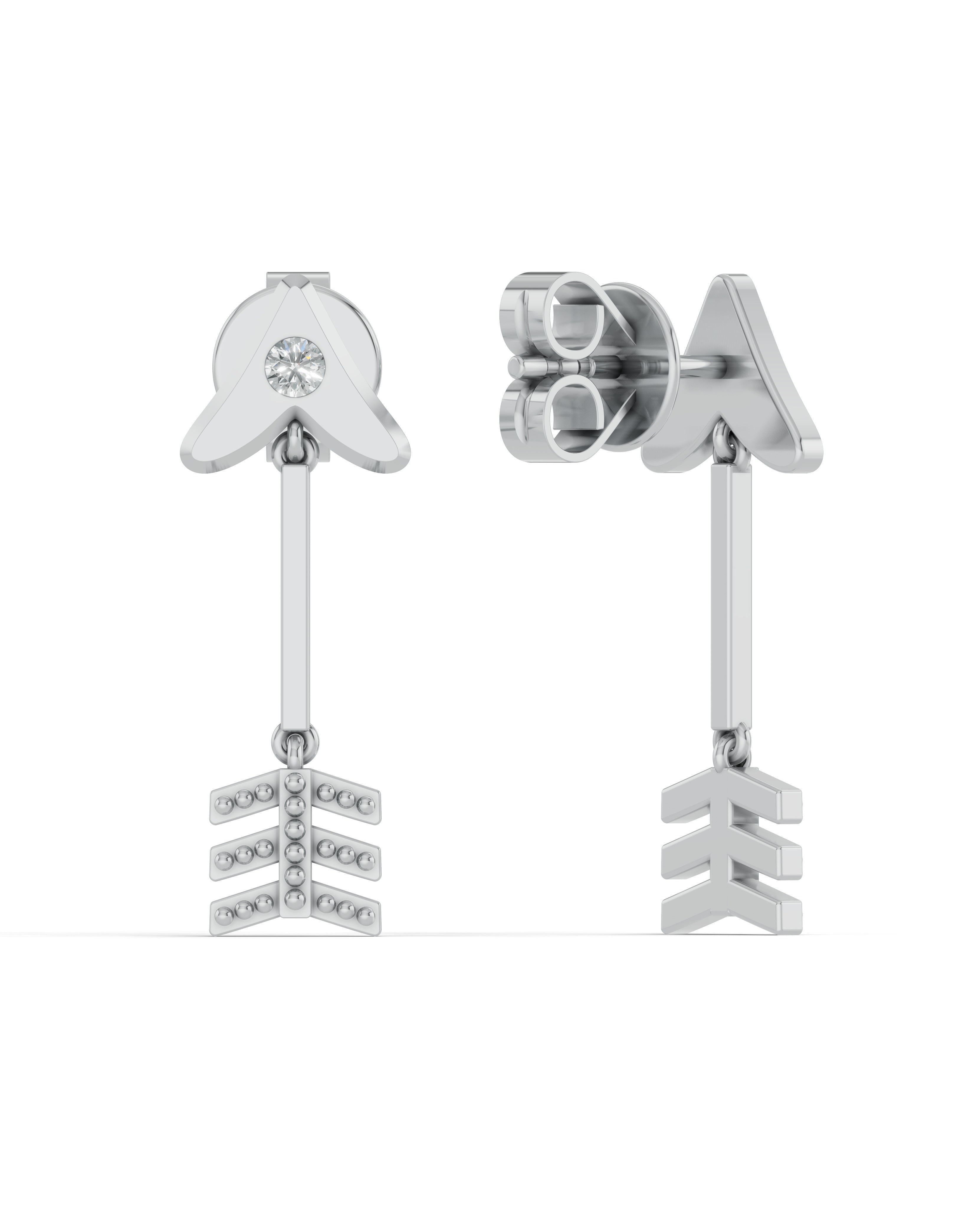 Platinized Sterling Silver