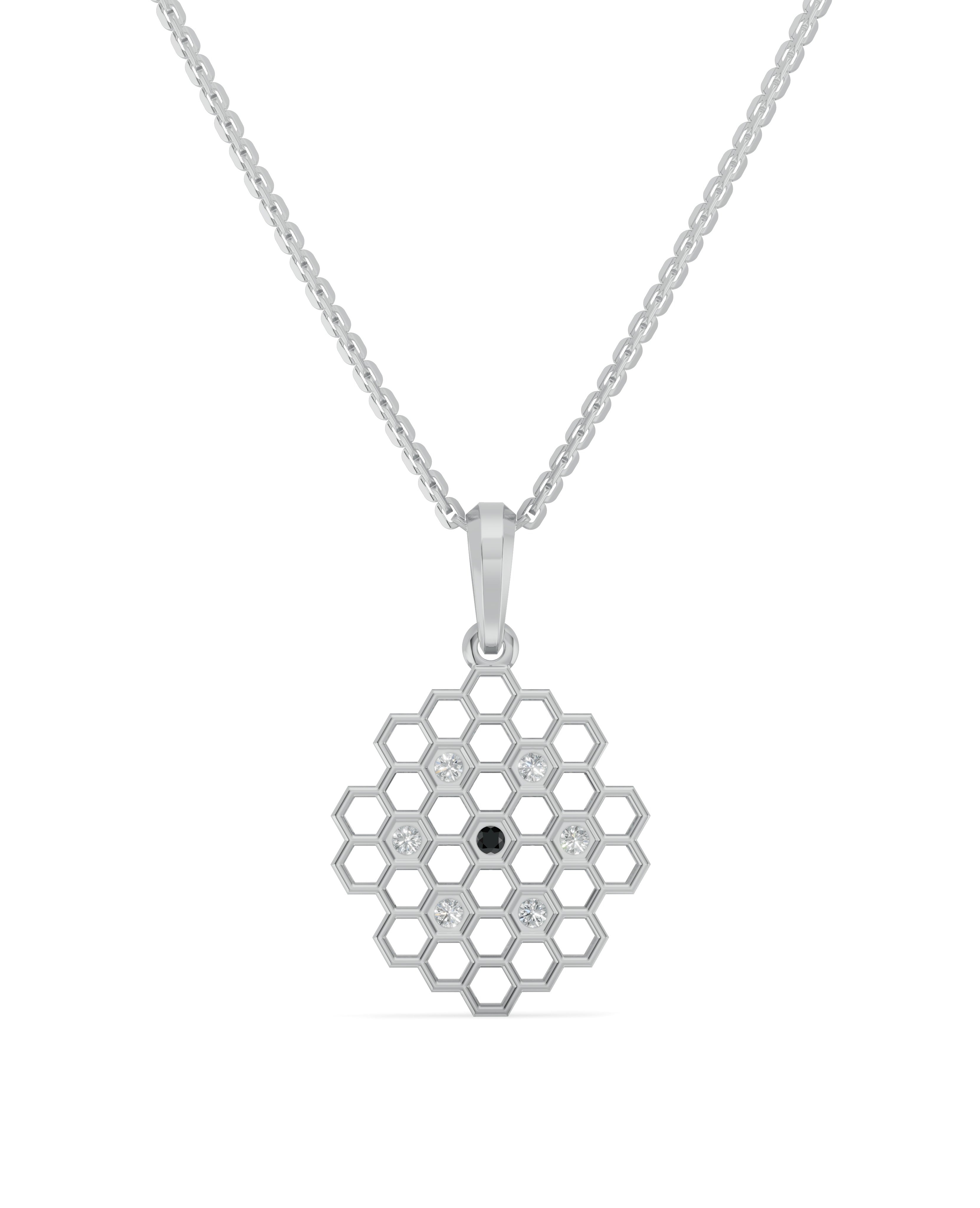 Platinized Sterling Silver