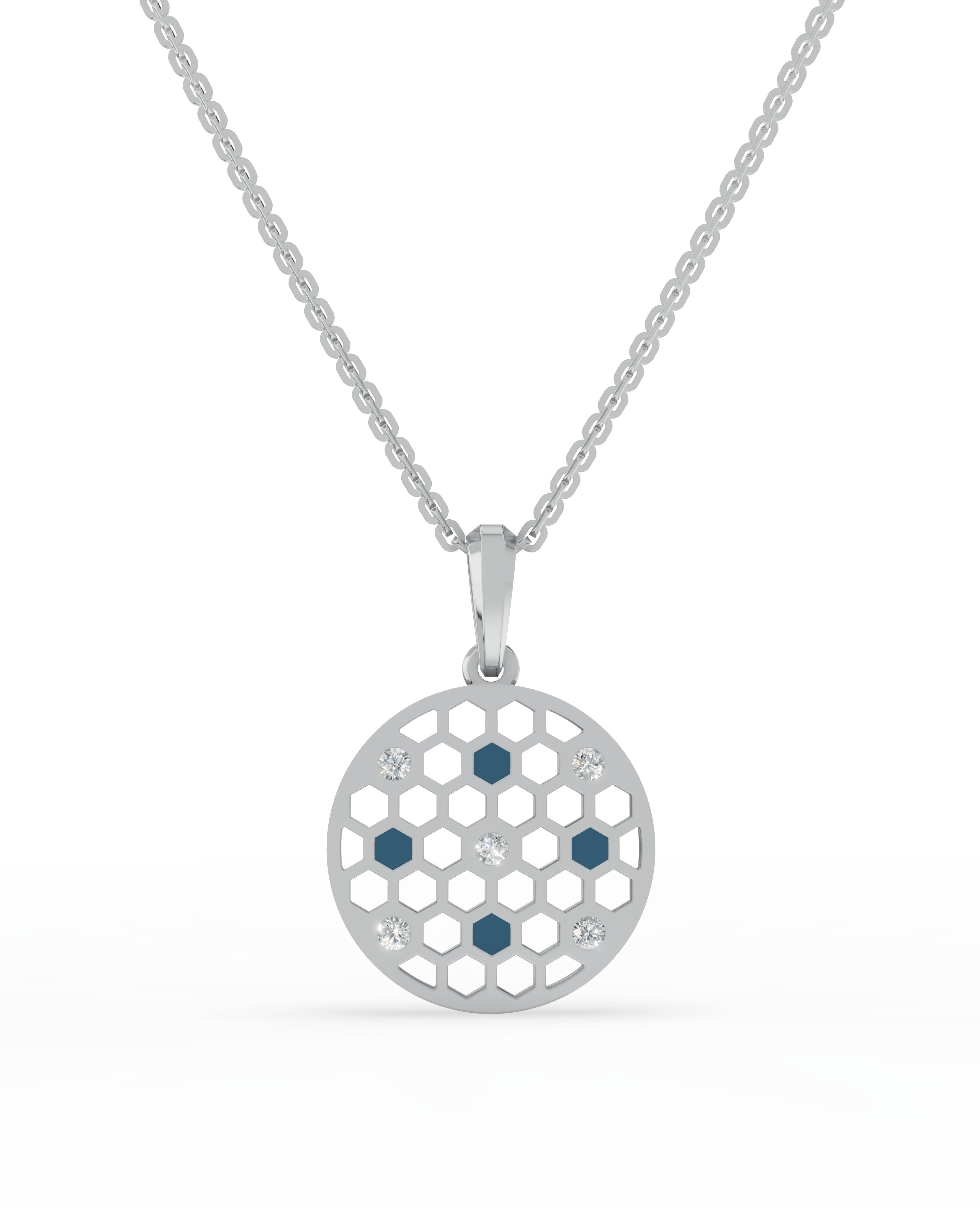 Platinized Sterling Silver