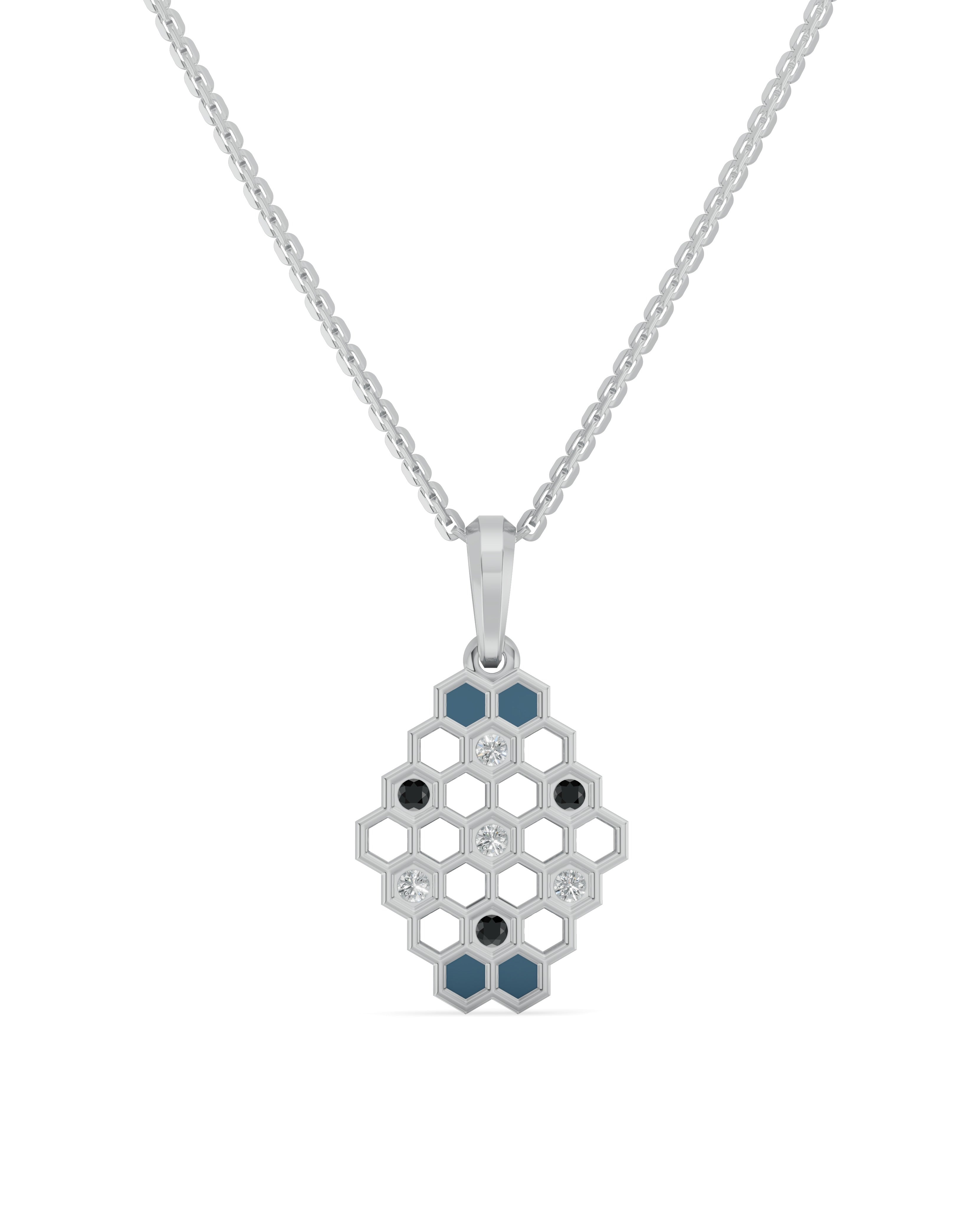 Platinized Sterling Silver