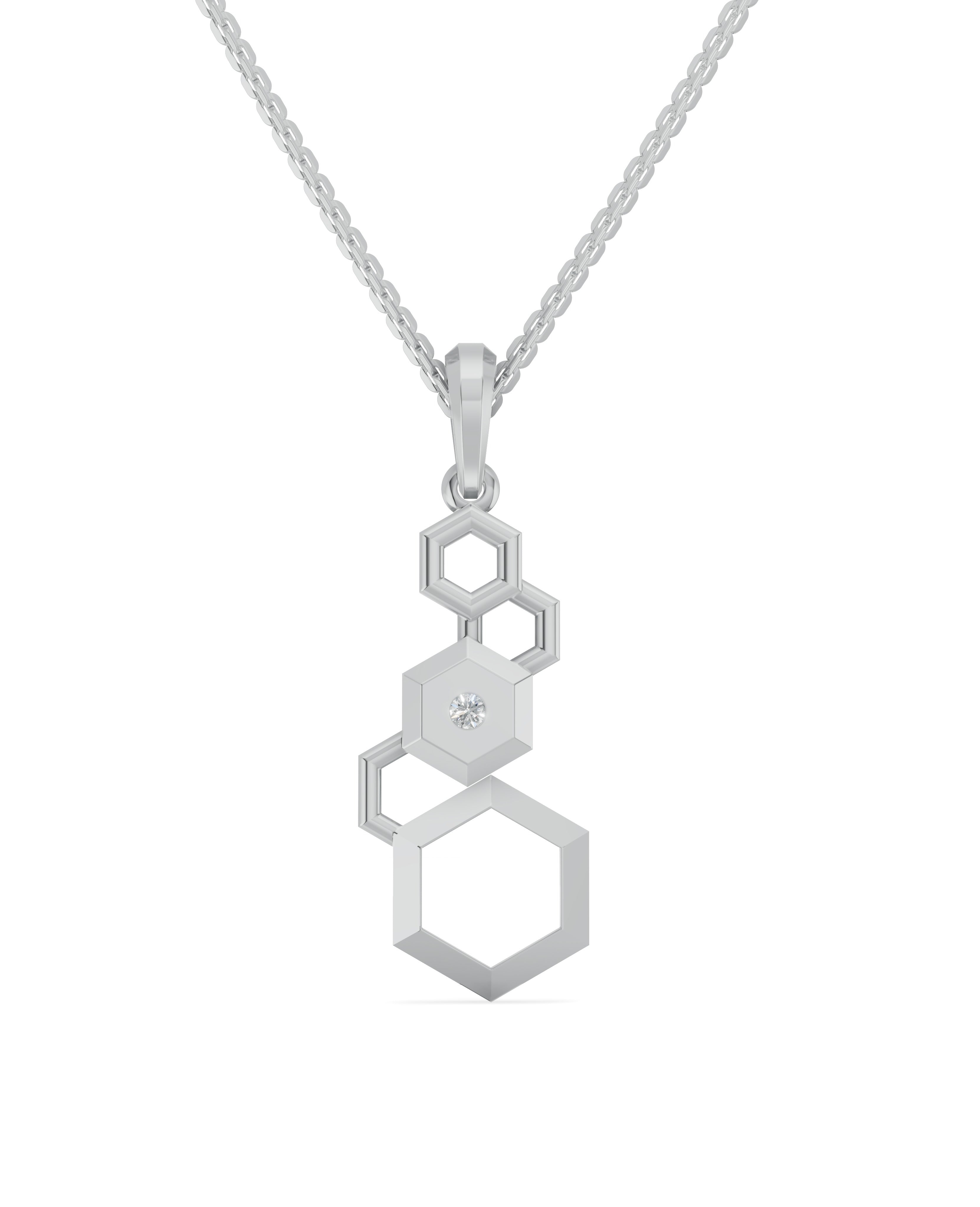 Platinized Sterling Silver