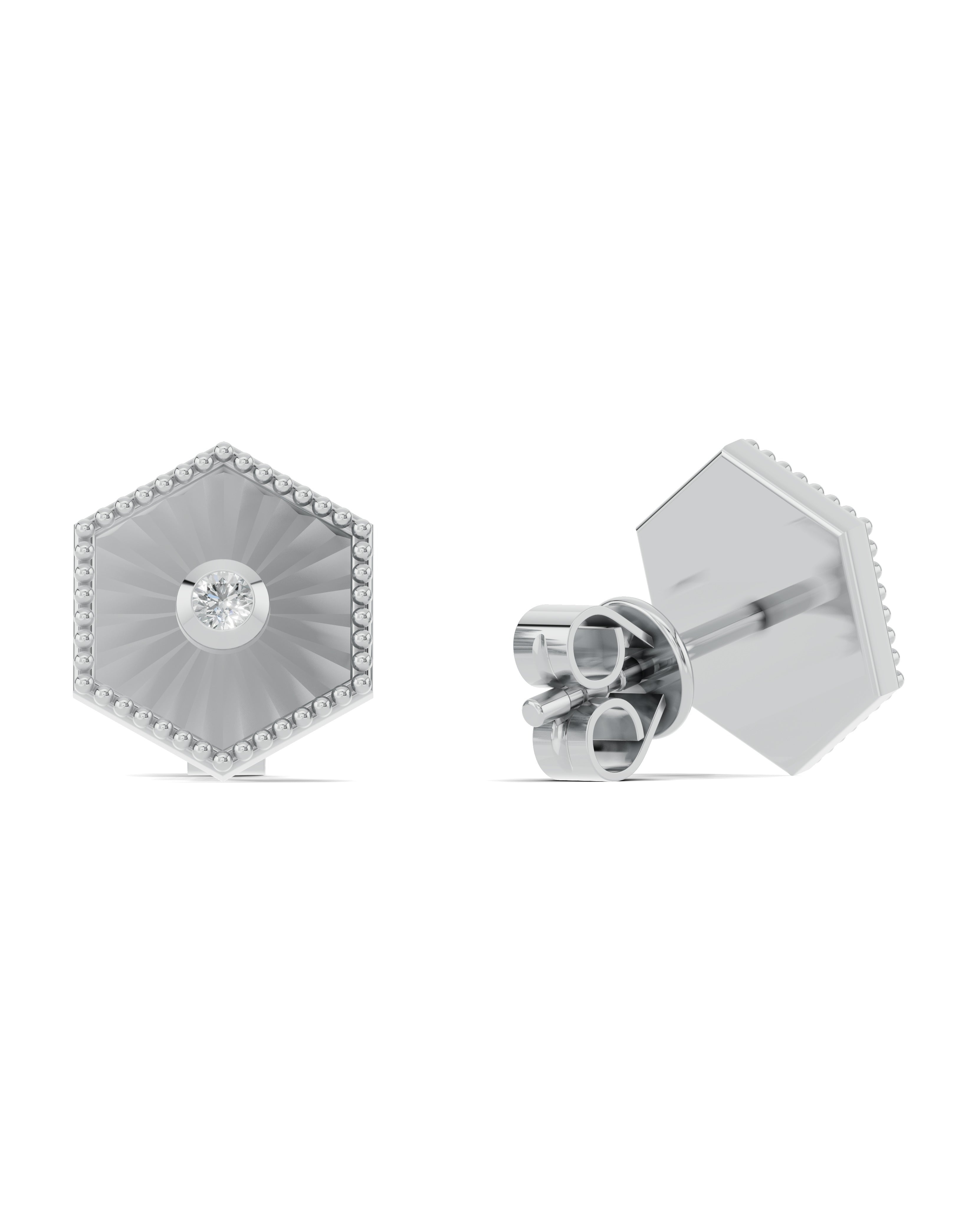 Platinized Sterling Silver