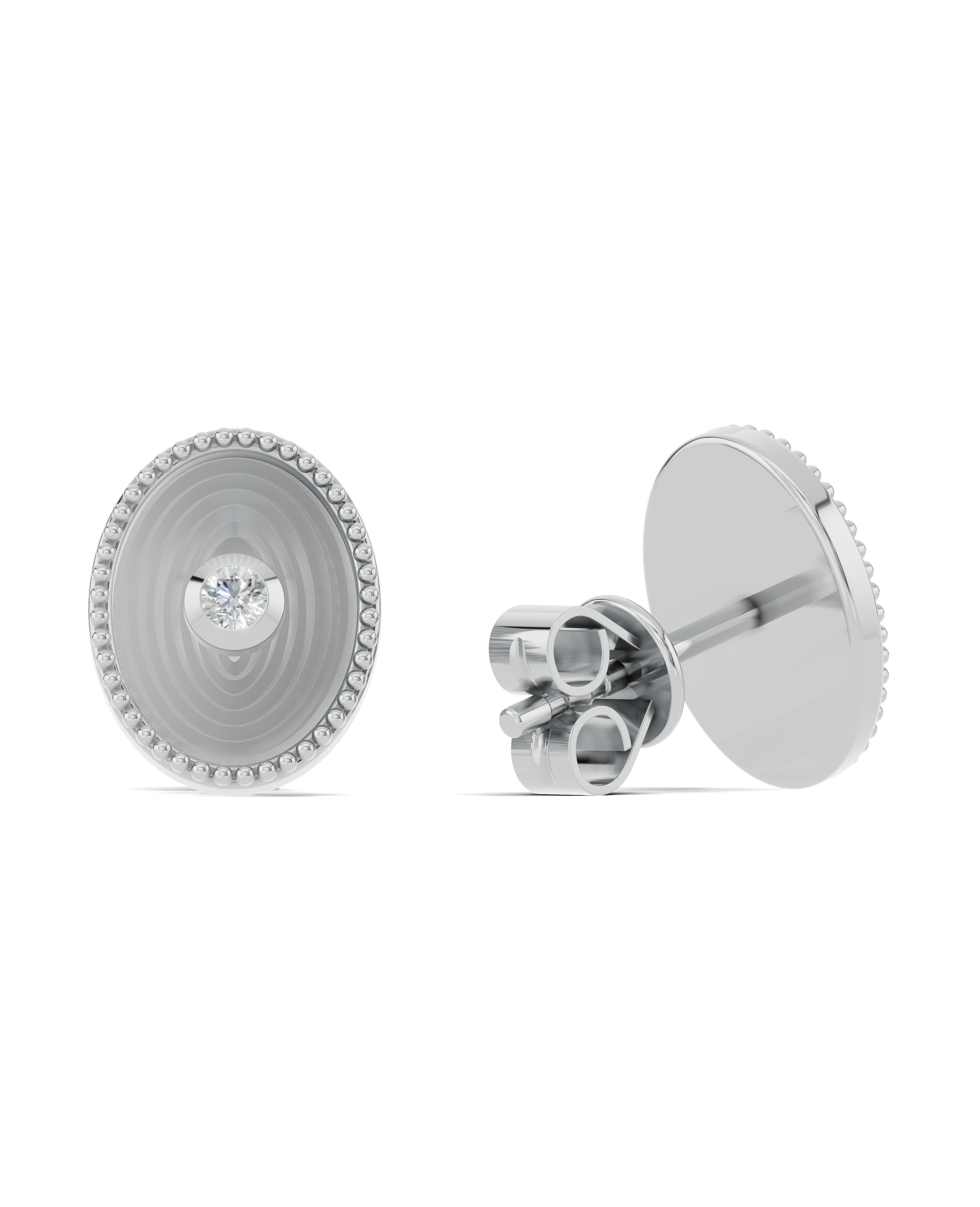 Platinized Sterling Silver