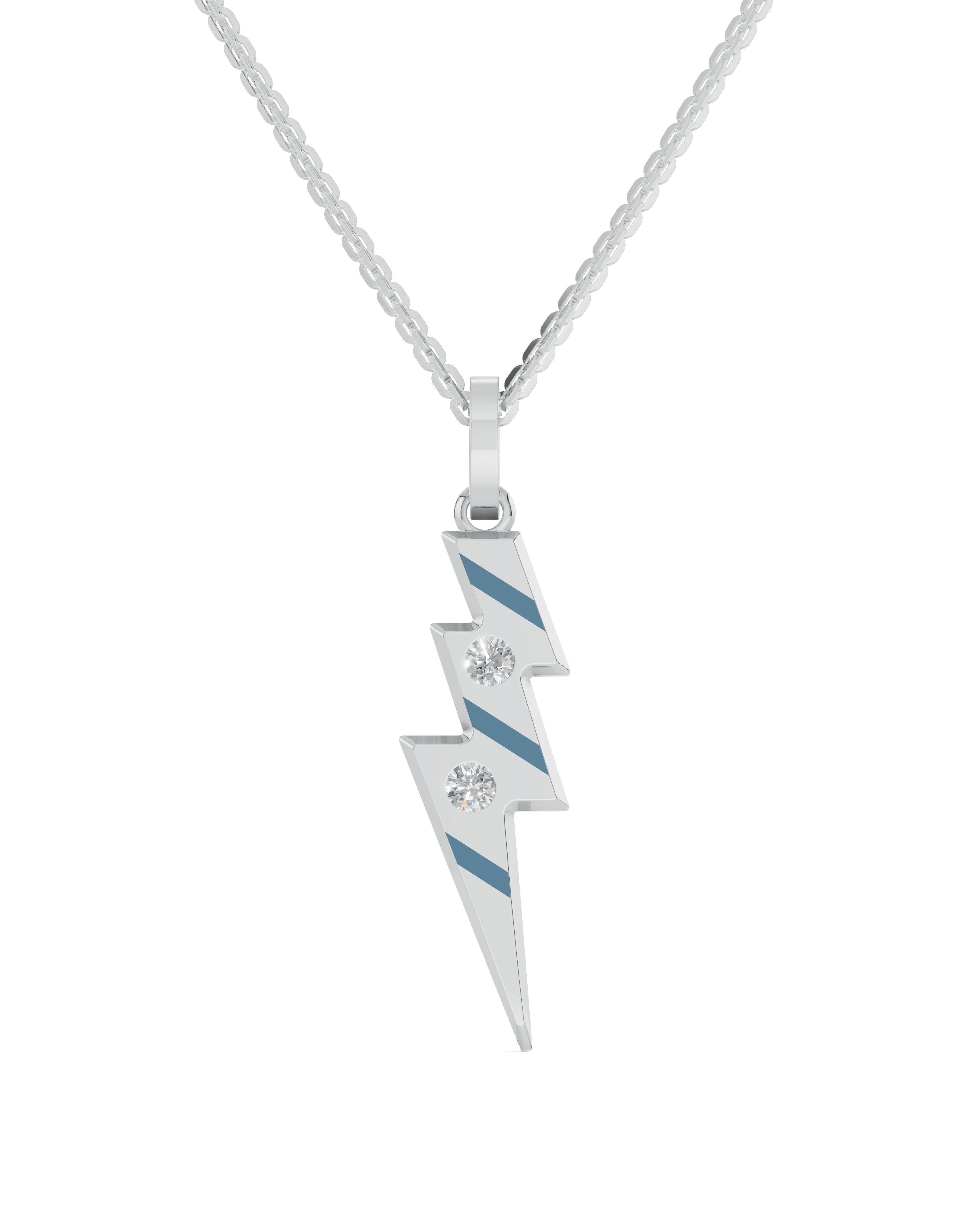 Platinized Sterling Silver