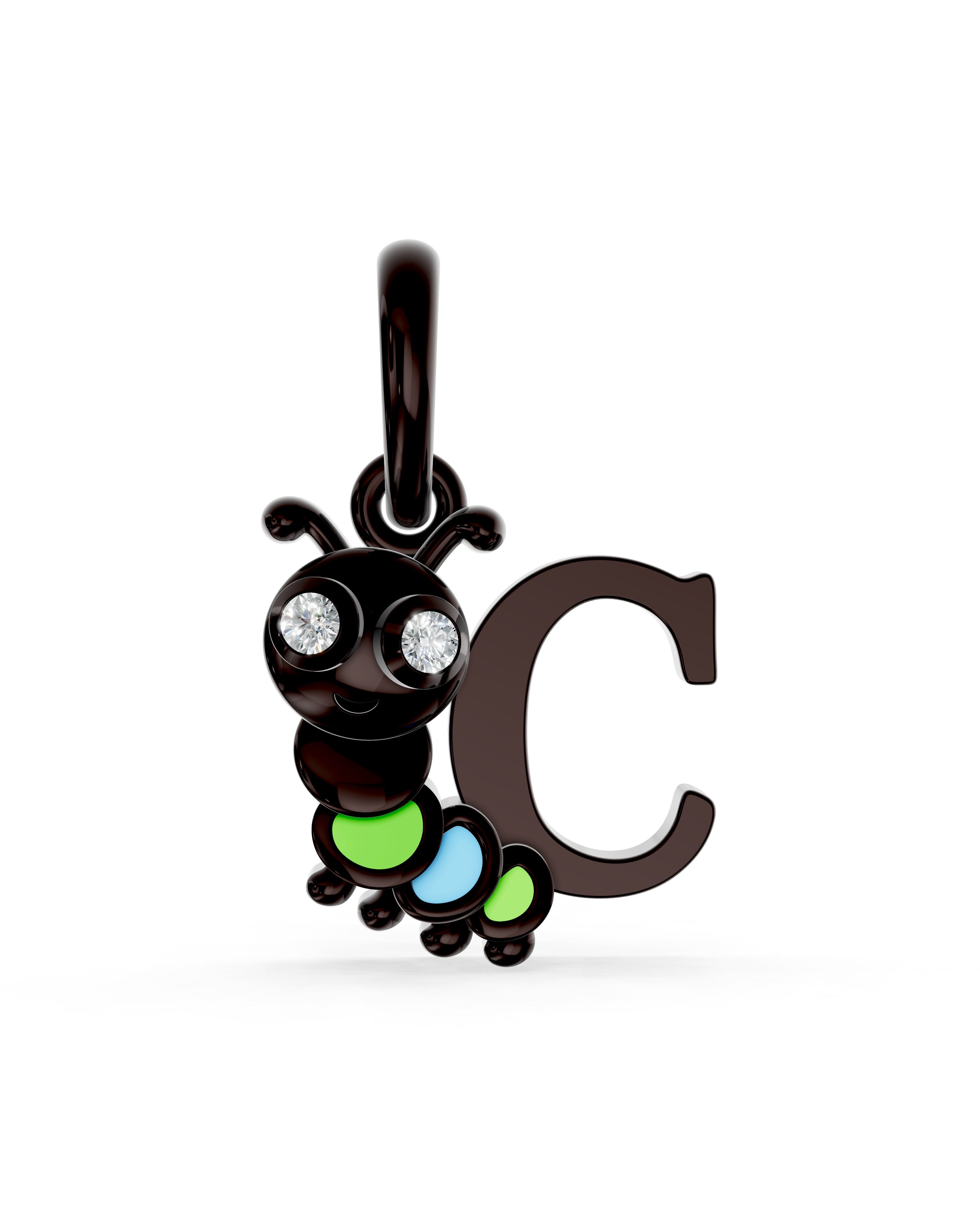 Ruthenium Plated Sterling Silver