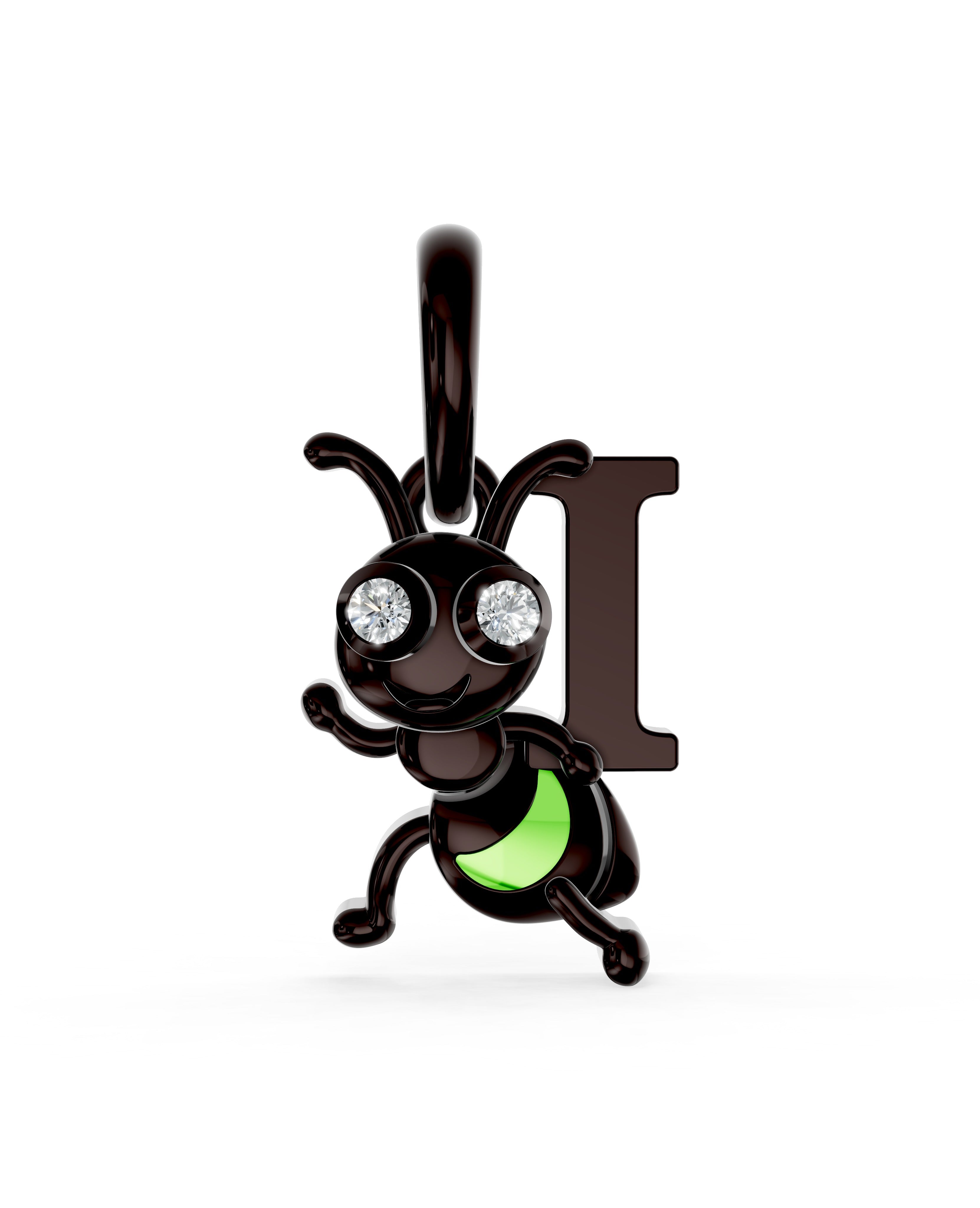 Ruthenium Plated Sterling Silver