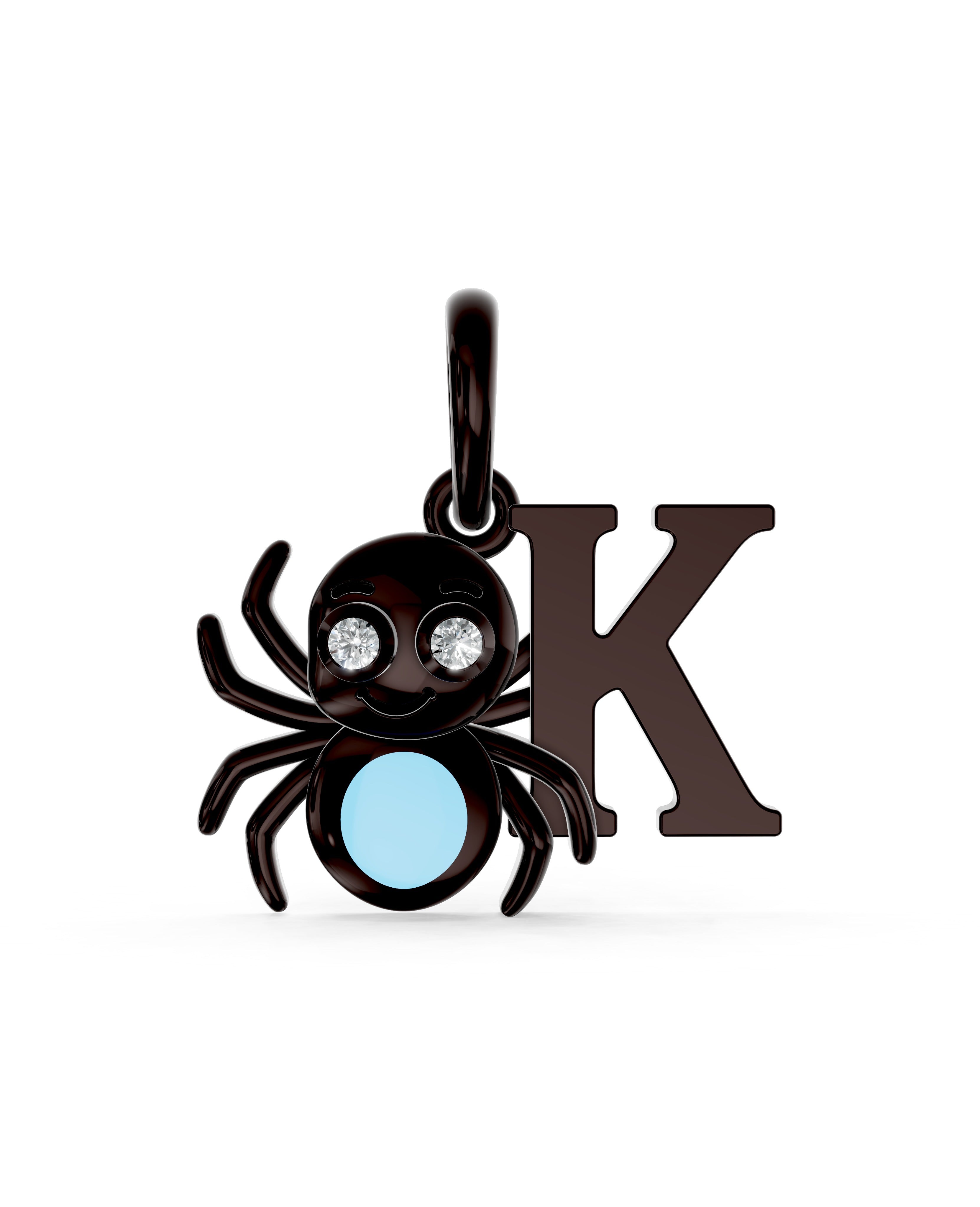 Ruthenium Plated Sterling Silver