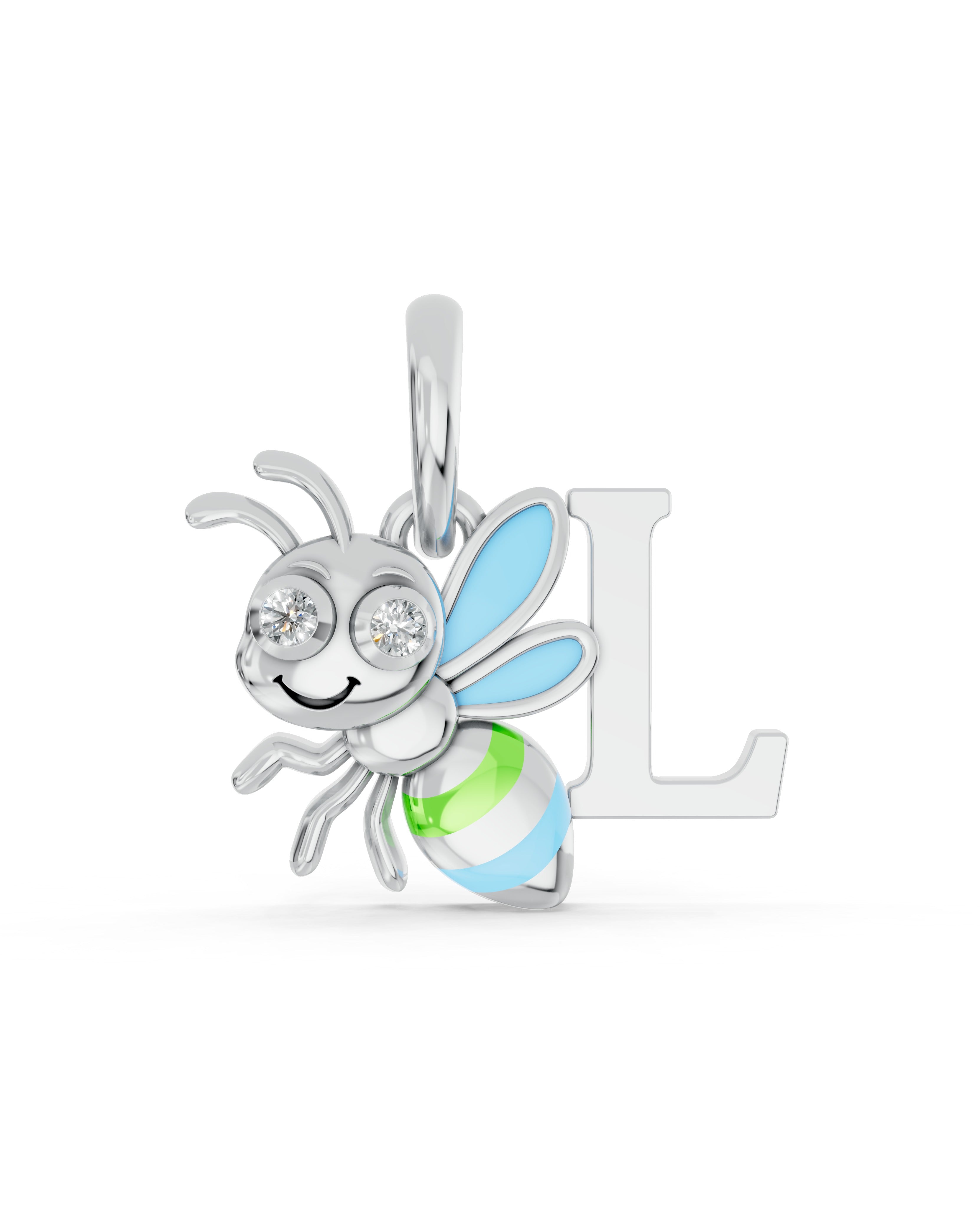 Platinized Sterling Silver