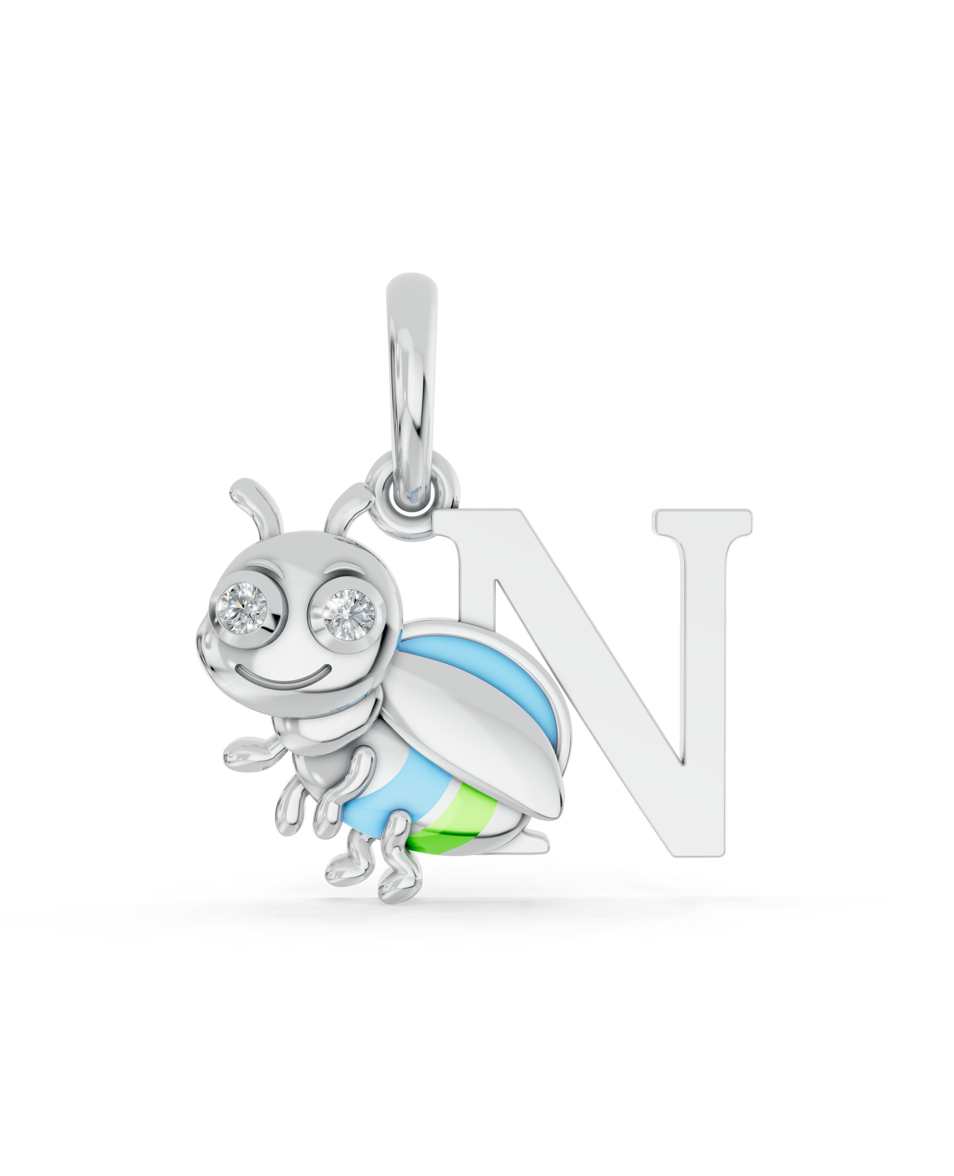 Platinized Sterling Silver