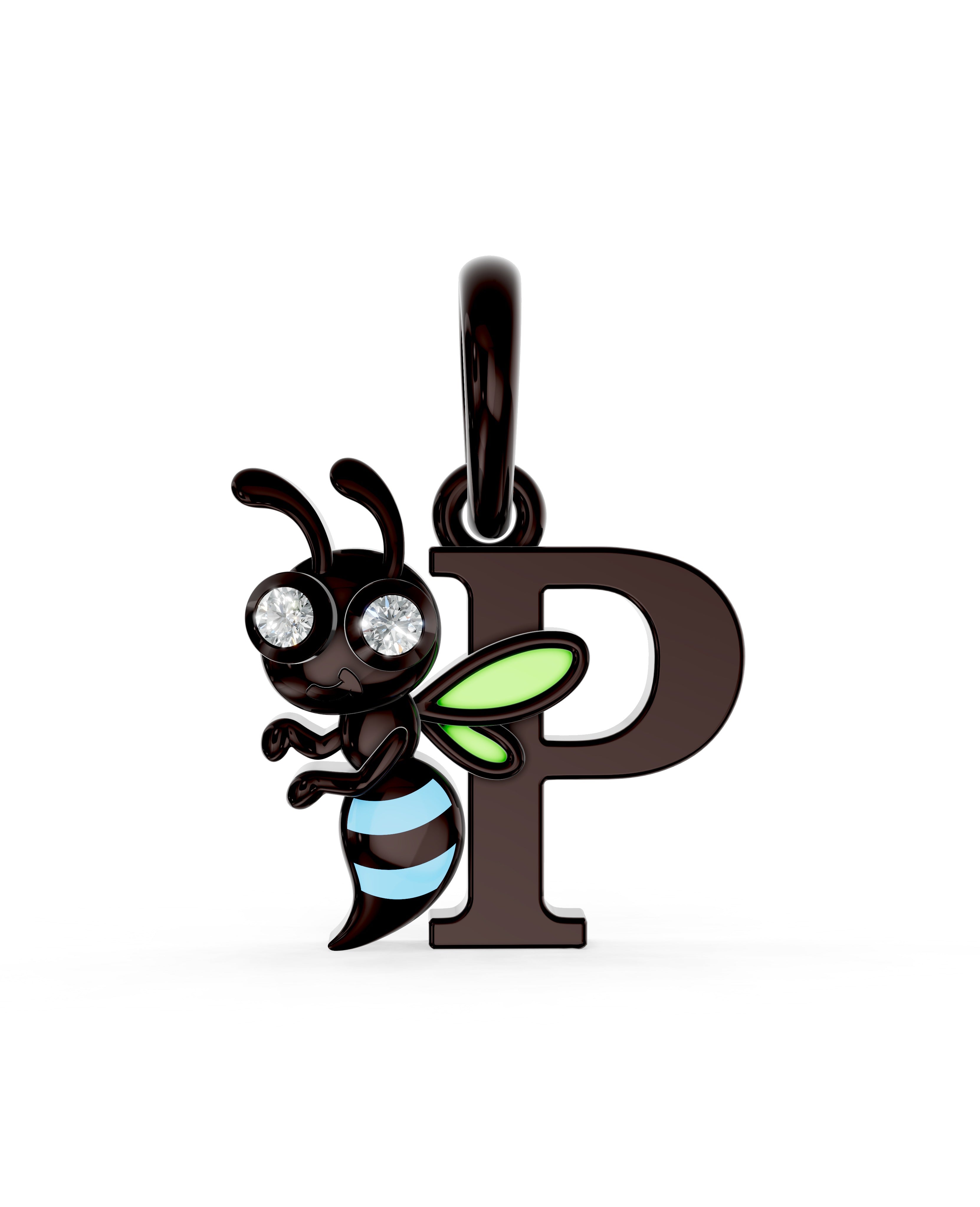 Ruthenium Plated Sterling Silver