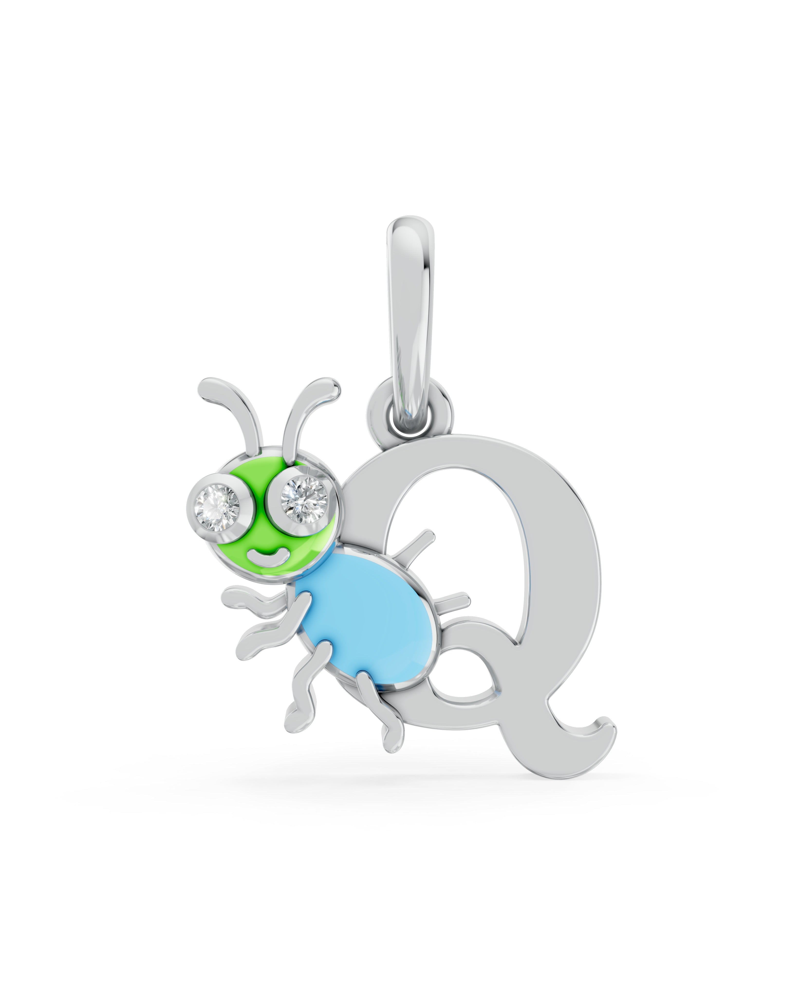 Platinized Sterling Silver