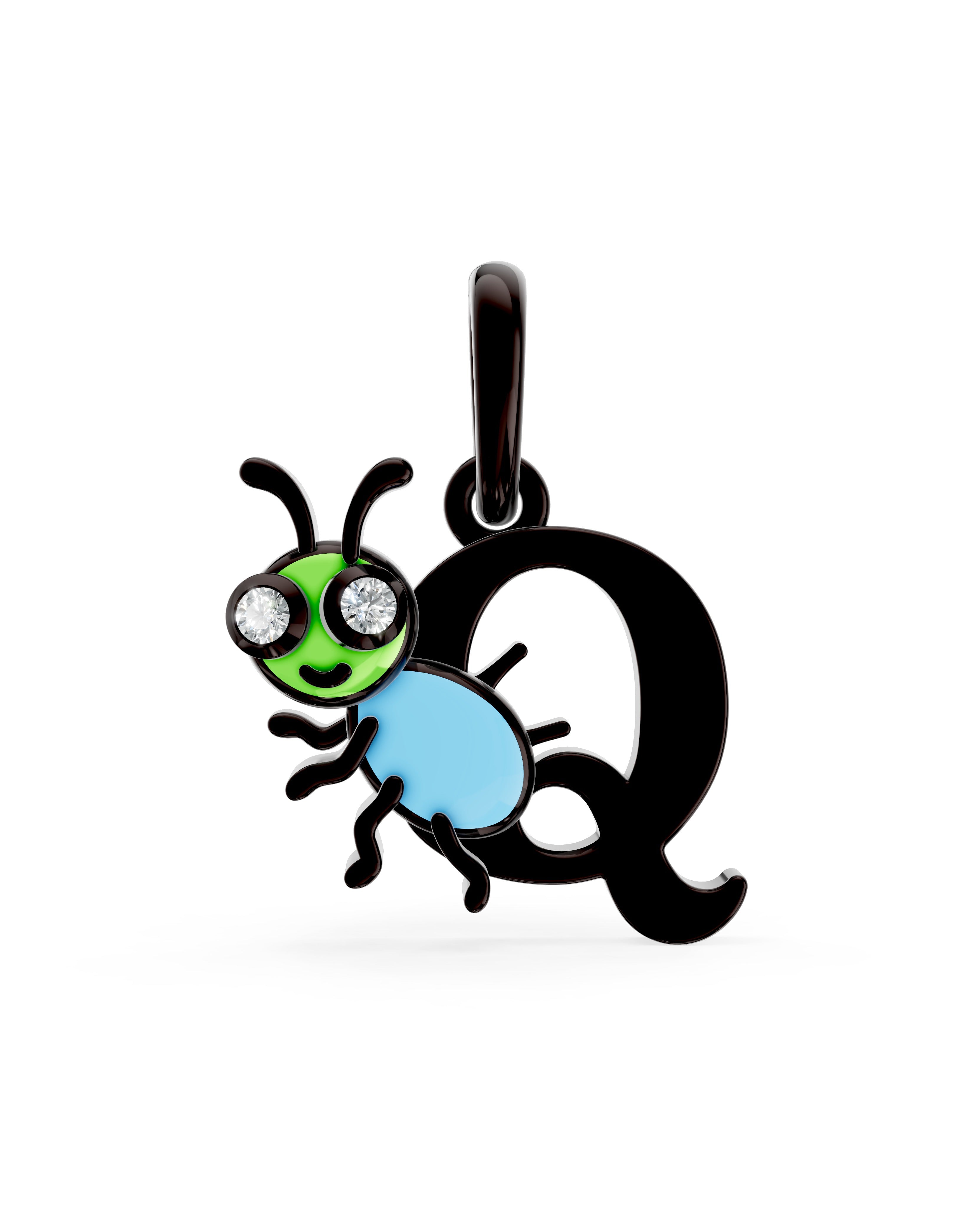 Ruthenium Plated Sterling Silver