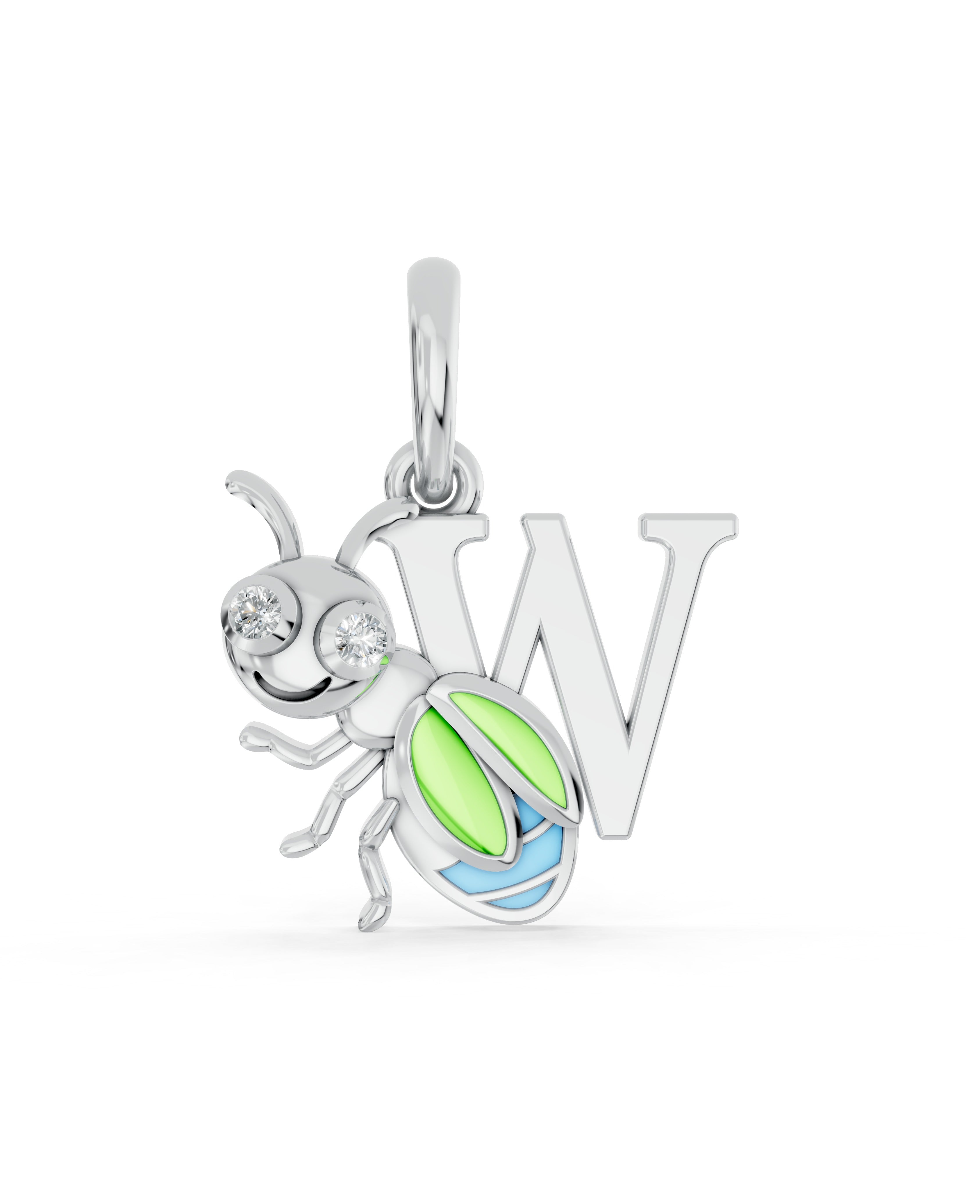 Platinized Sterling Silver