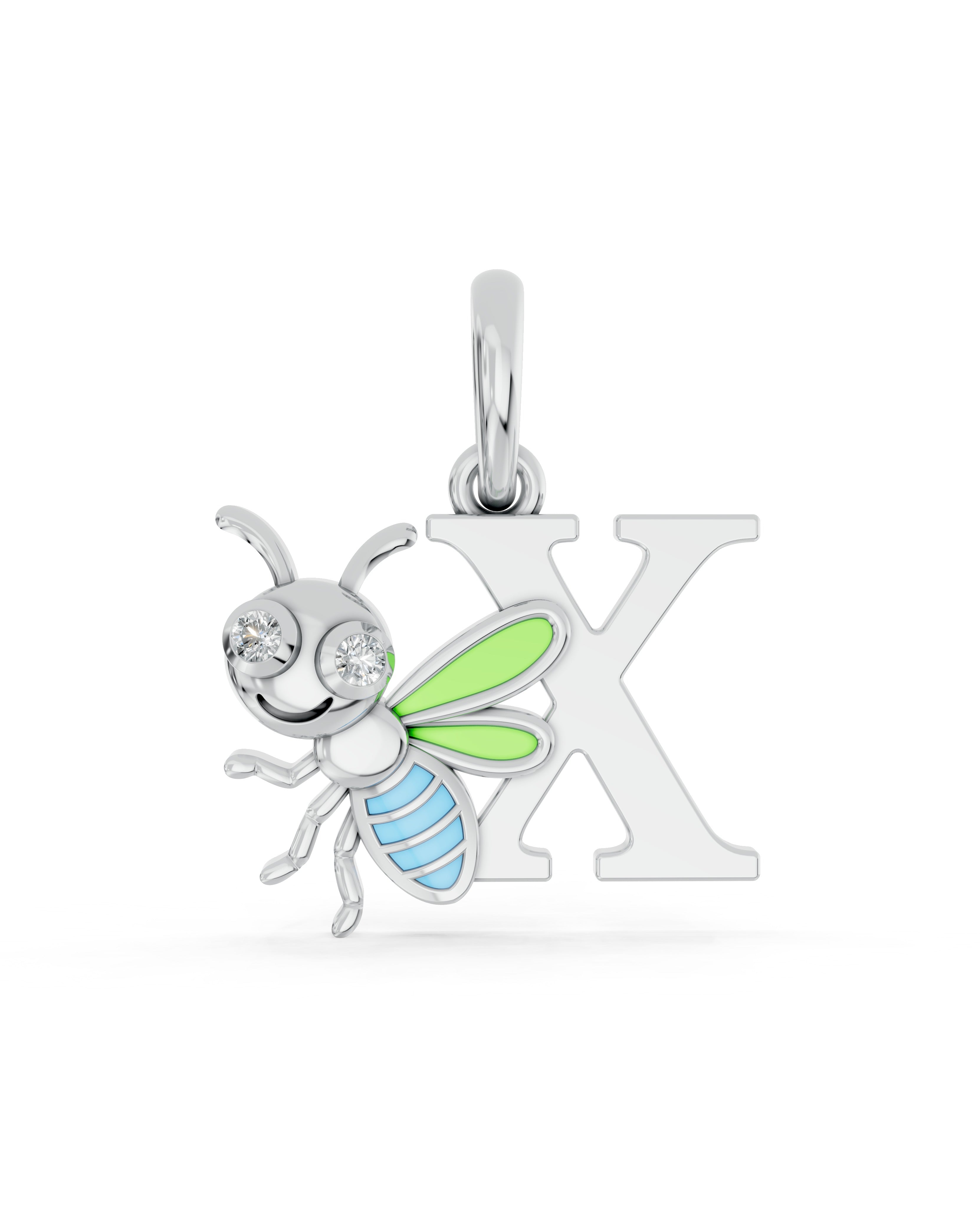 Platinized Sterling Silver