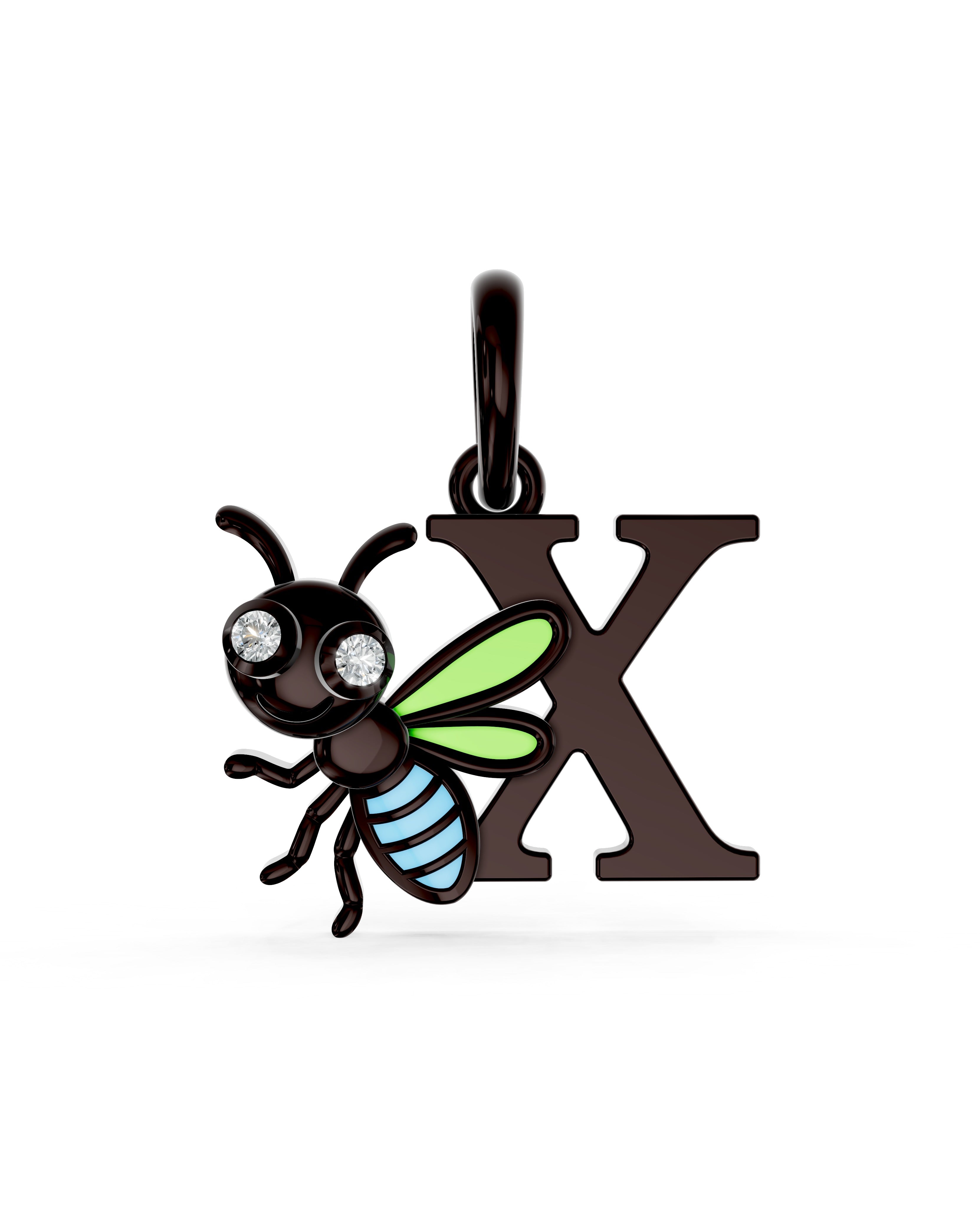 Ruthenium Plated Sterling Silver