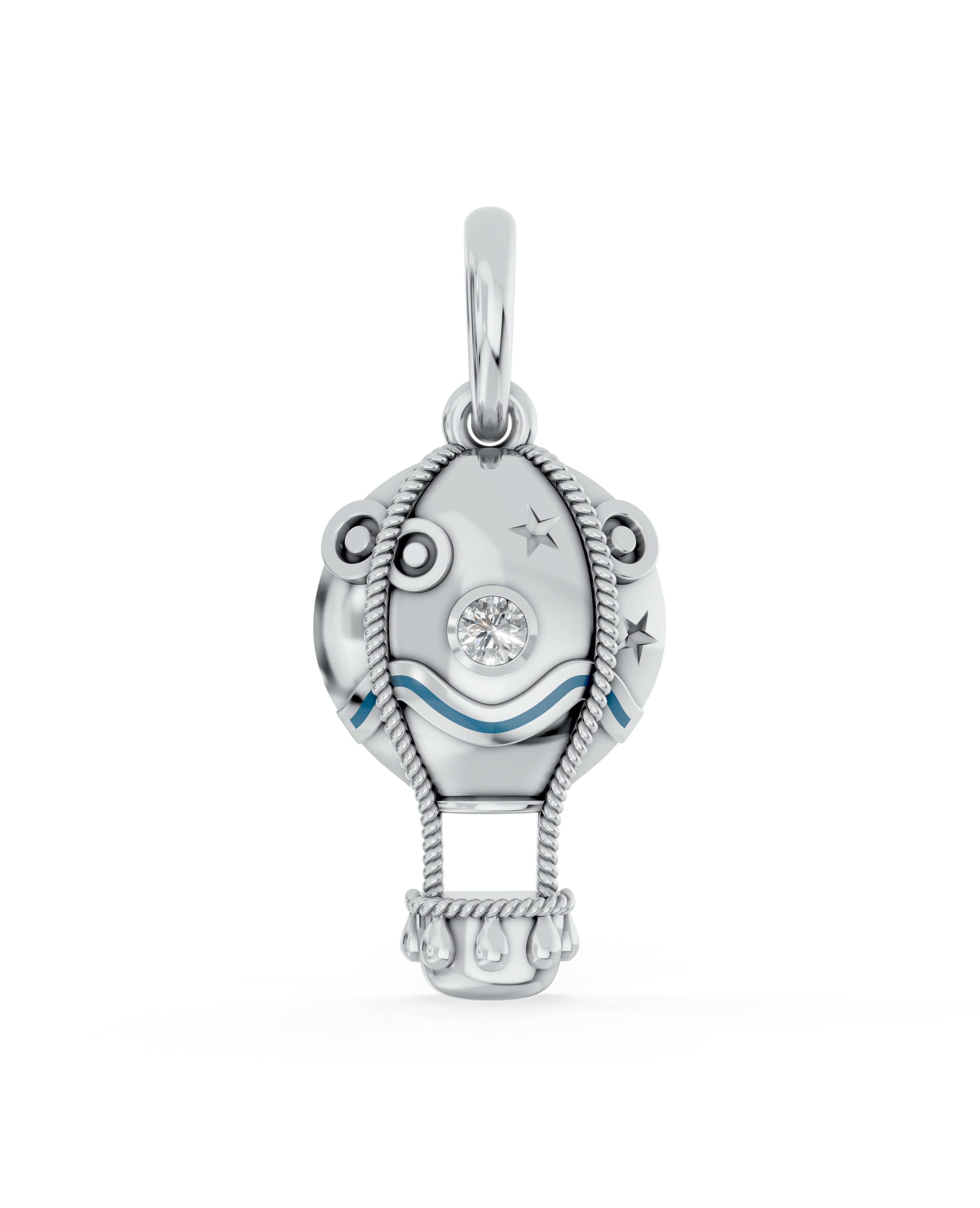 Platinized Sterling Silver