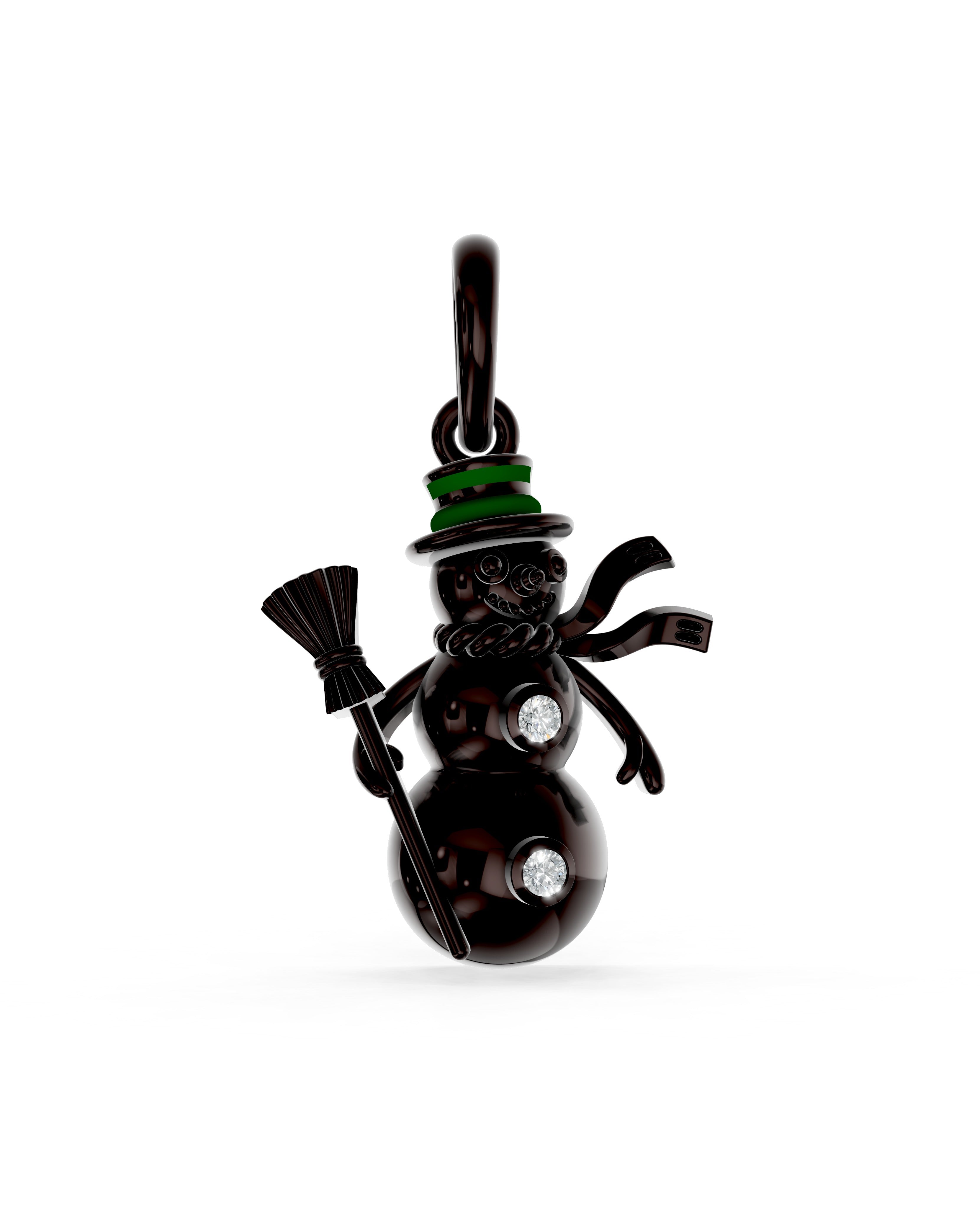 Ruthenium Plated Sterling Silver