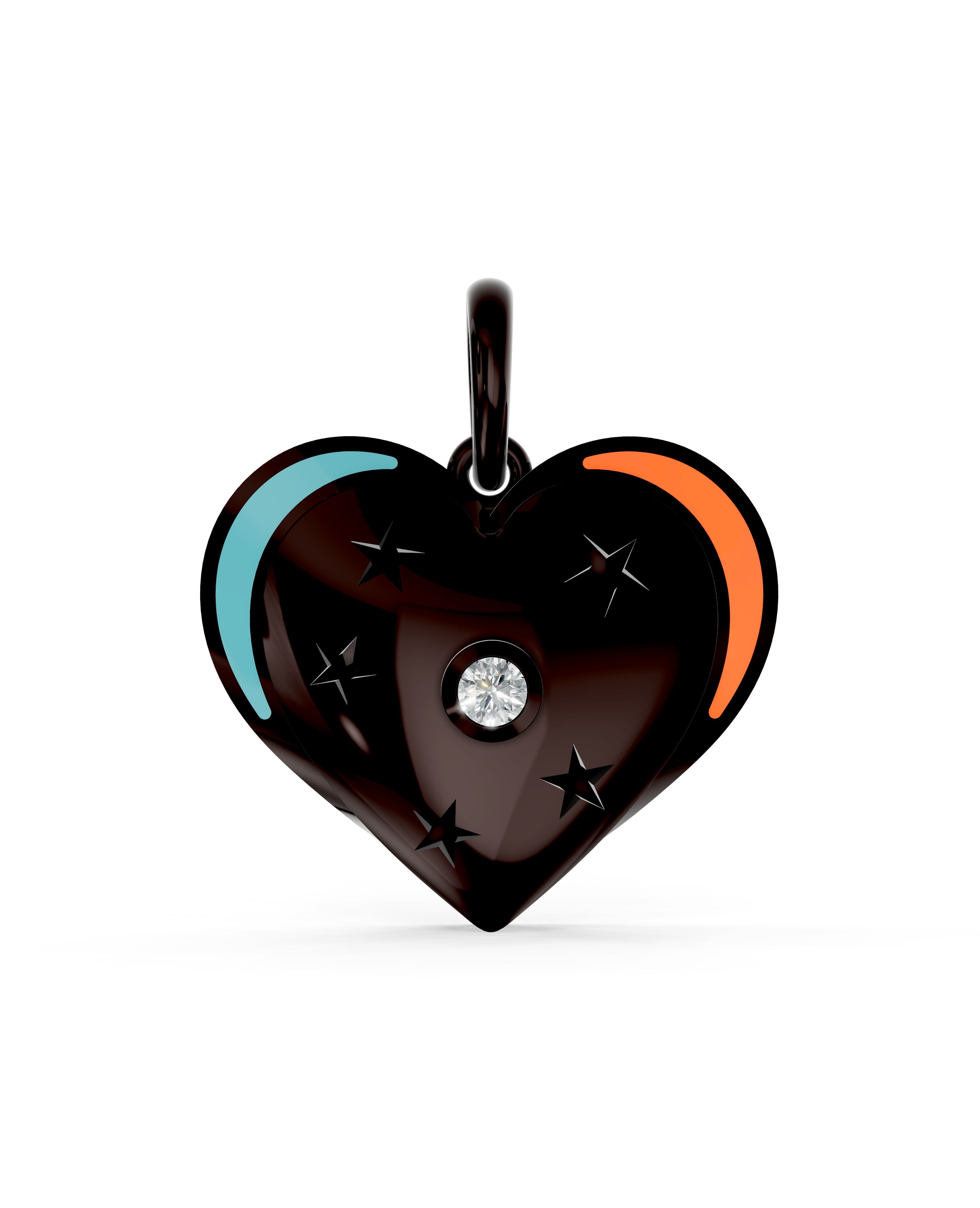 Ruthenium Plated Sterling Silver