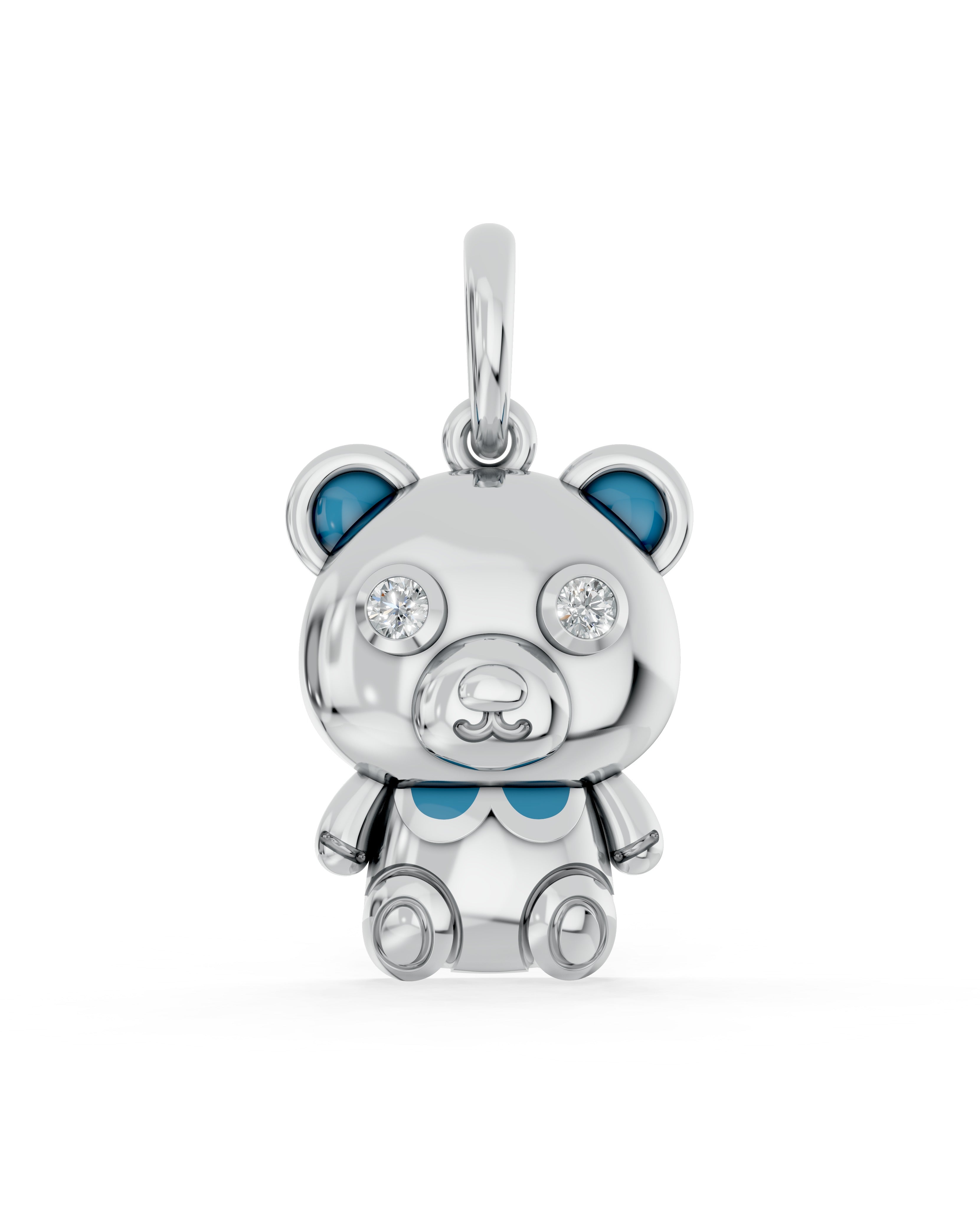 Platinized Sterling Silver