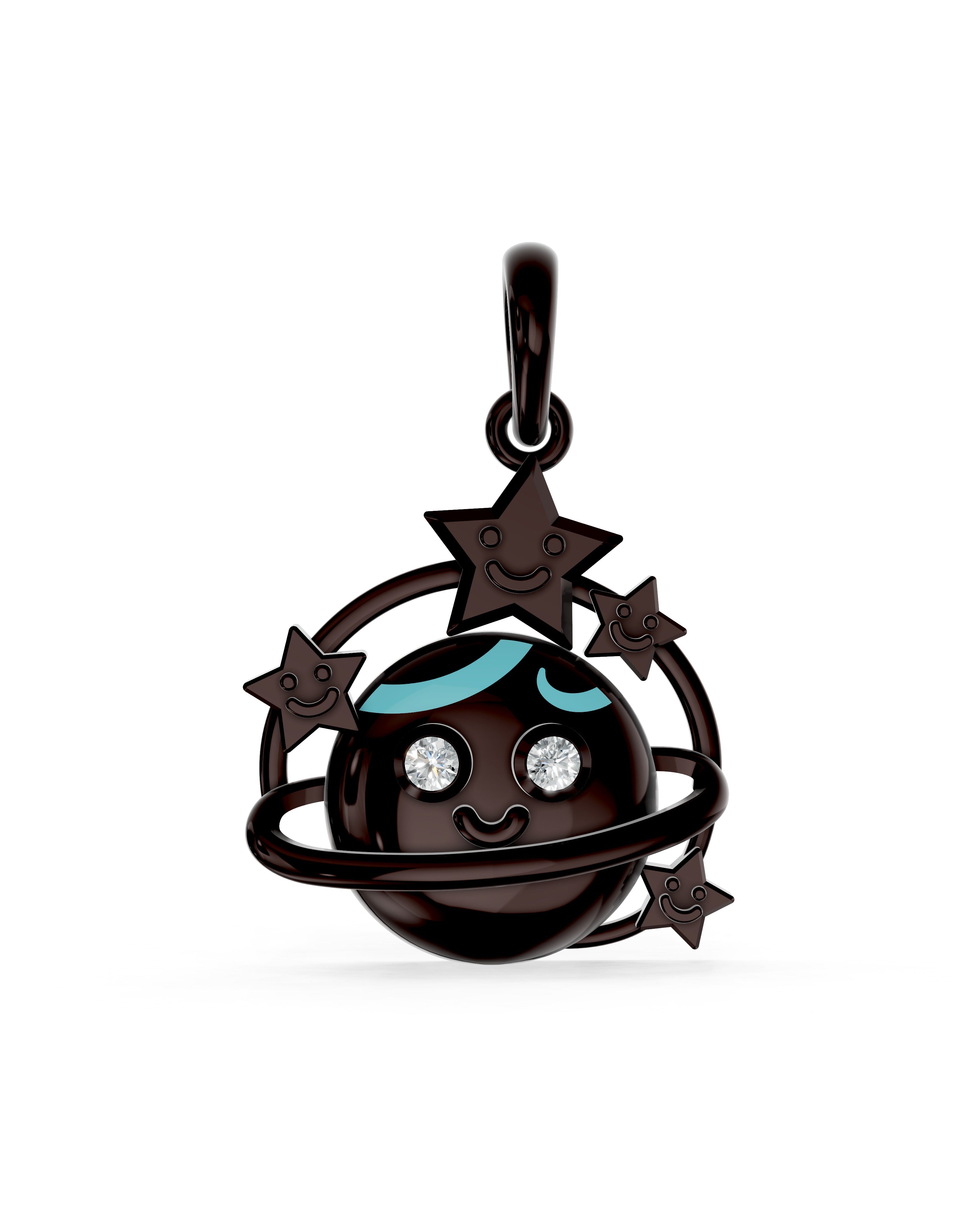 Ruthenium Plated Sterling Silver