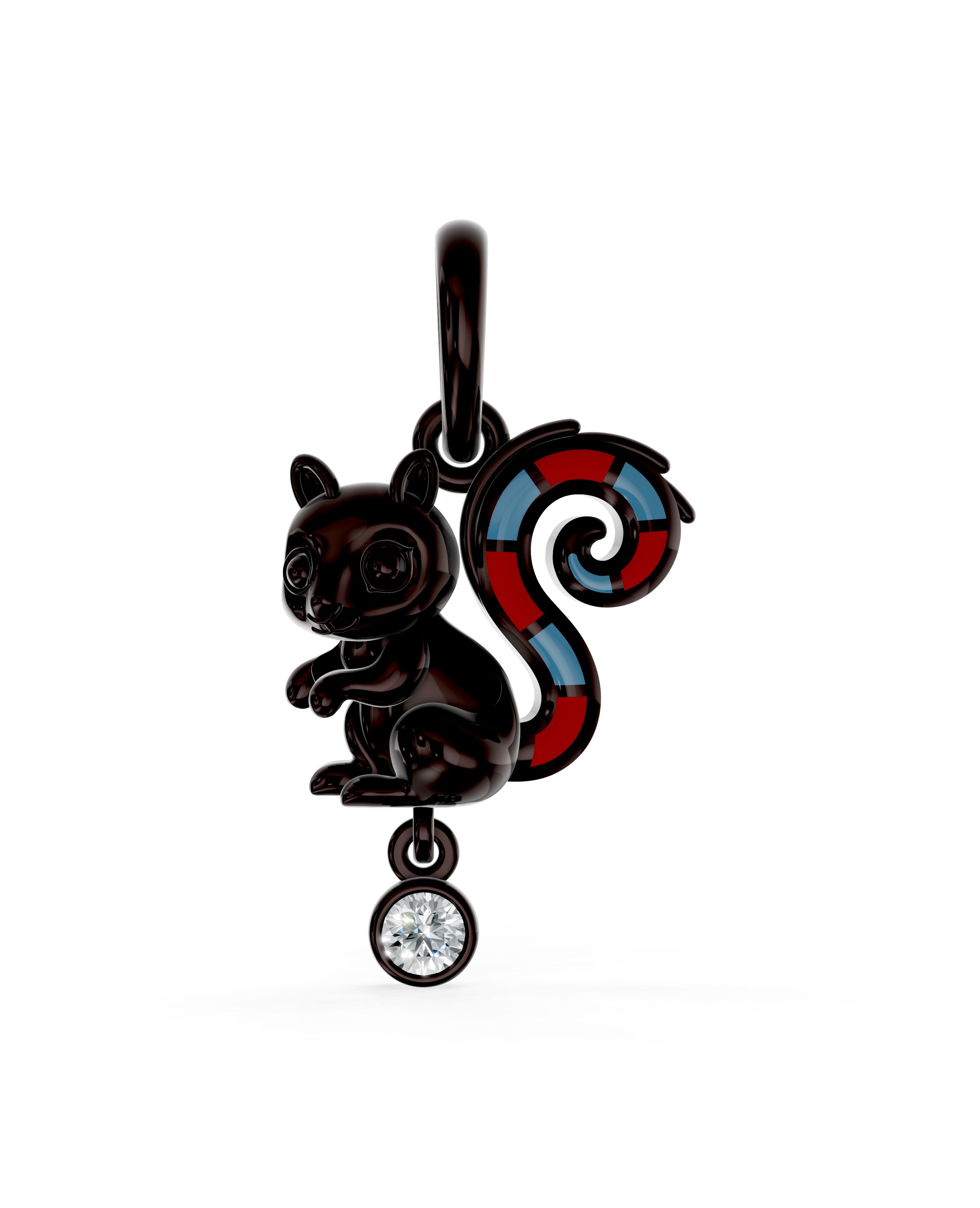 Ruthenium Plated Sterling Silver