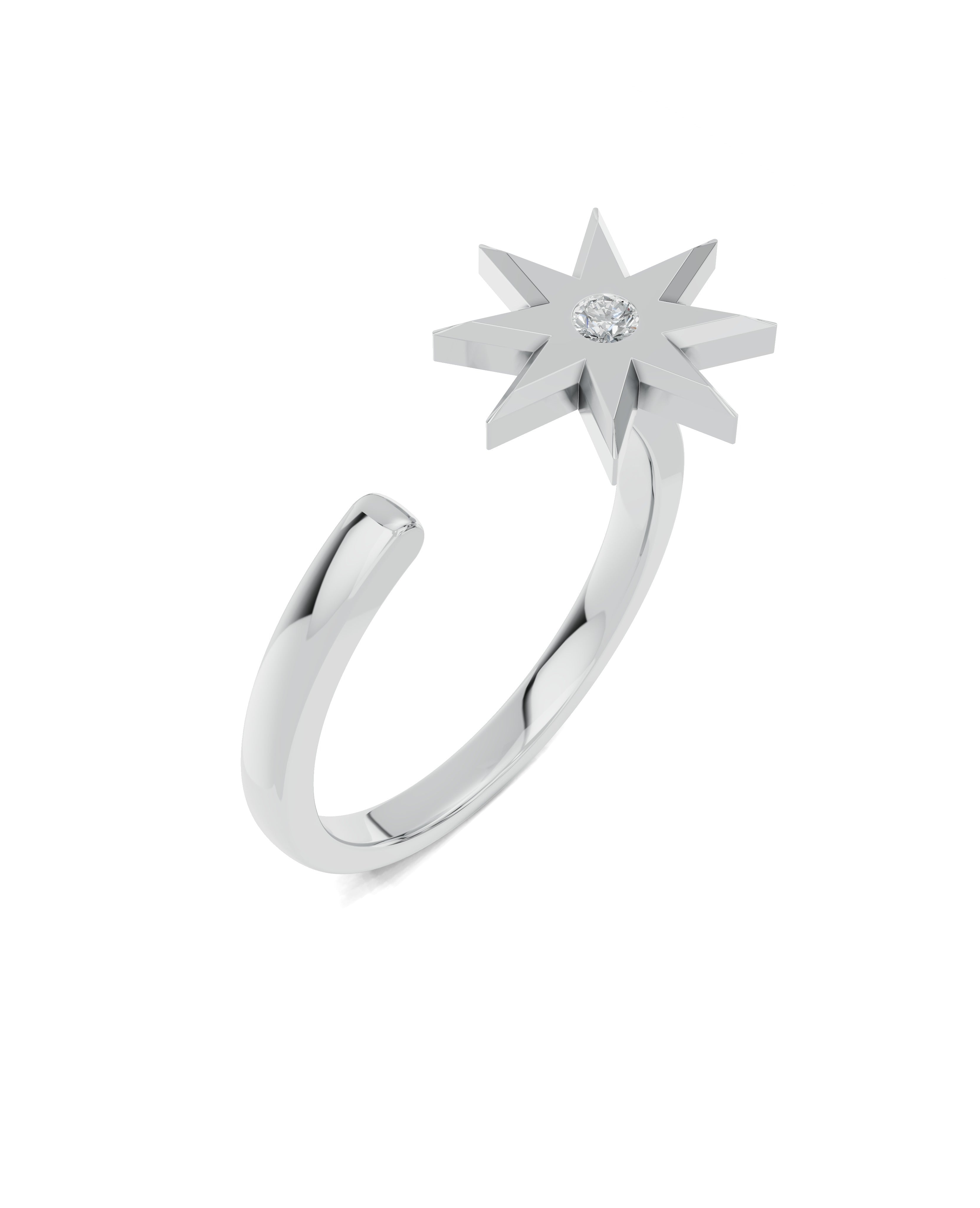 Platinized Sterling Silver