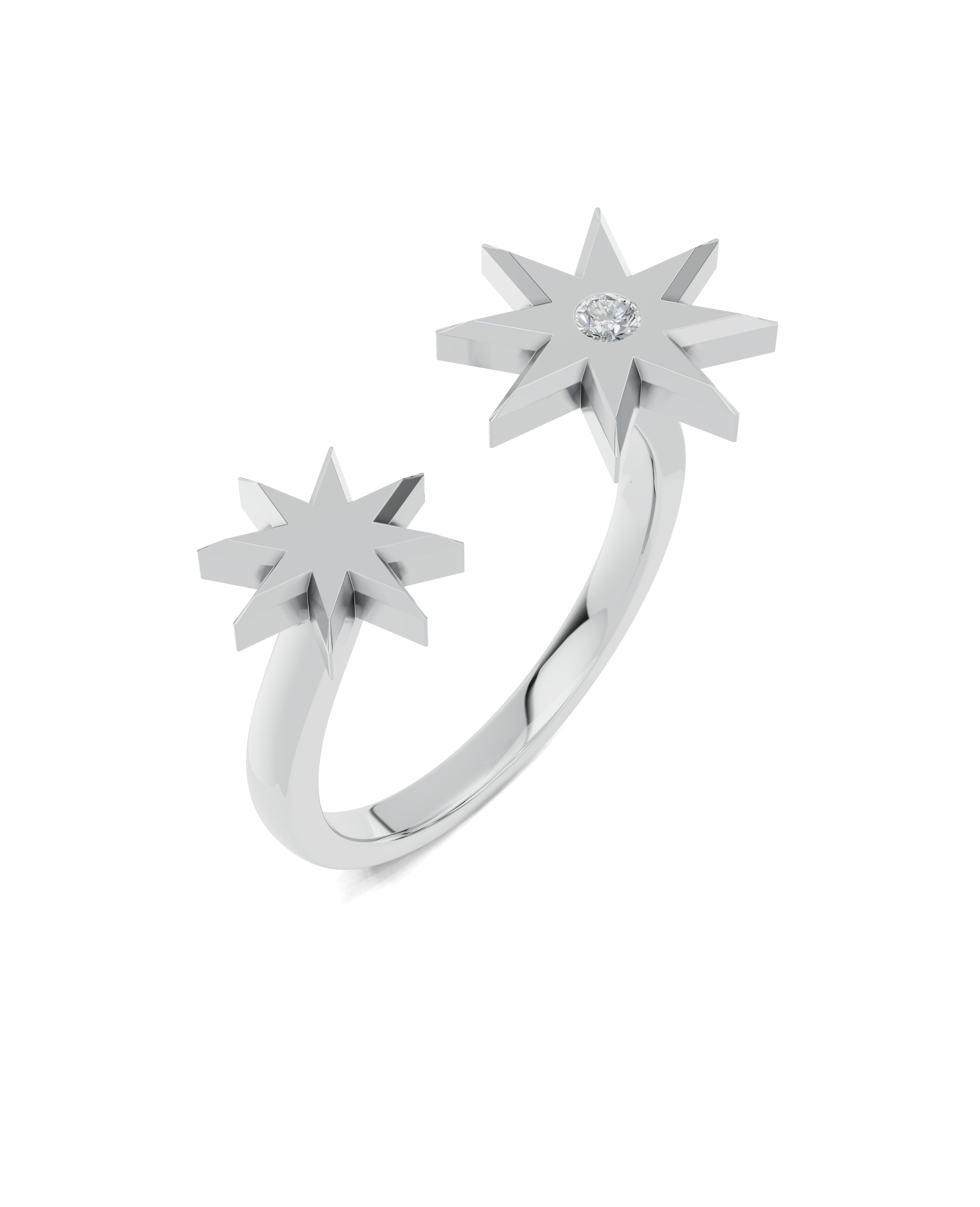 Platinized Sterling Silver