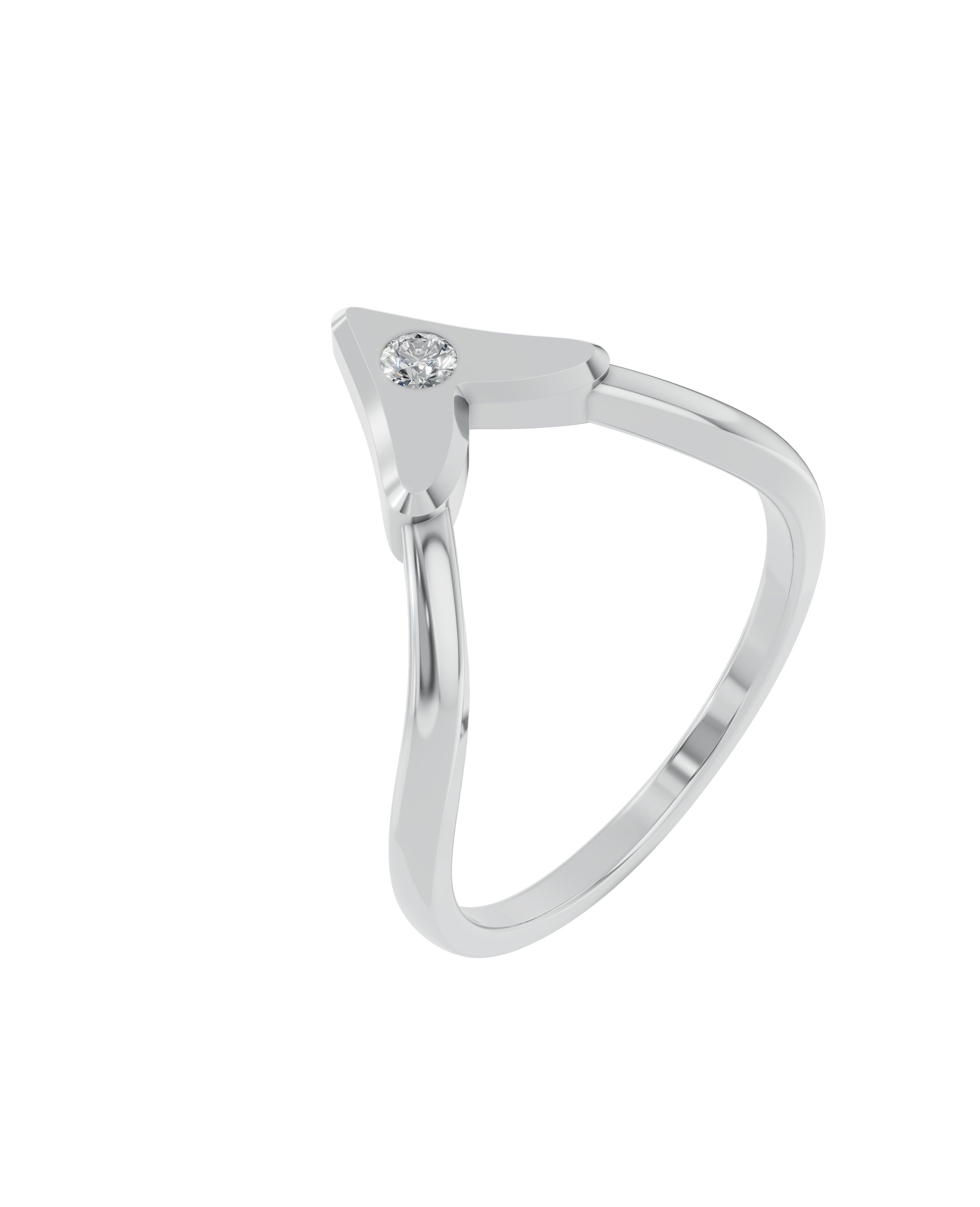 Platinized Sterling Silver