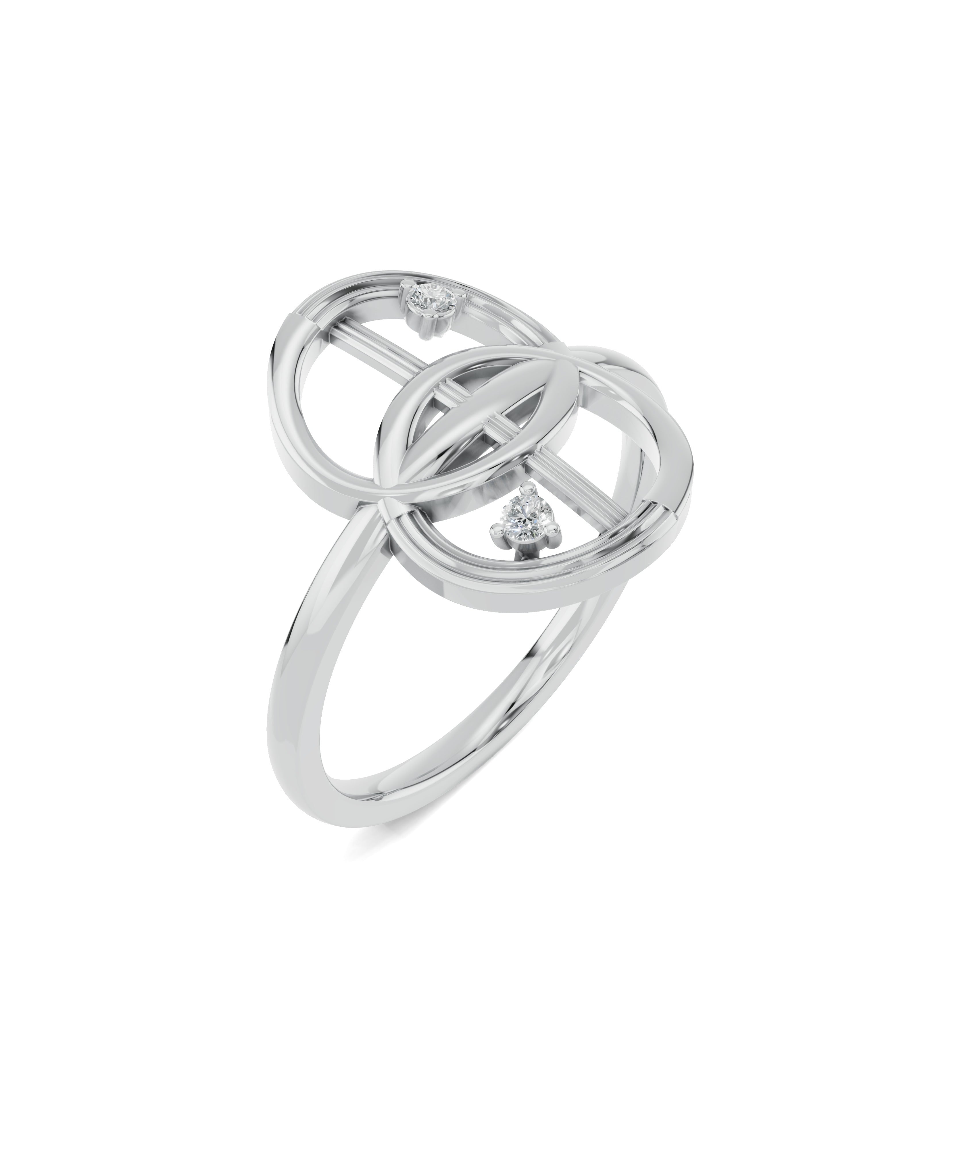 Platinized Sterling Silver