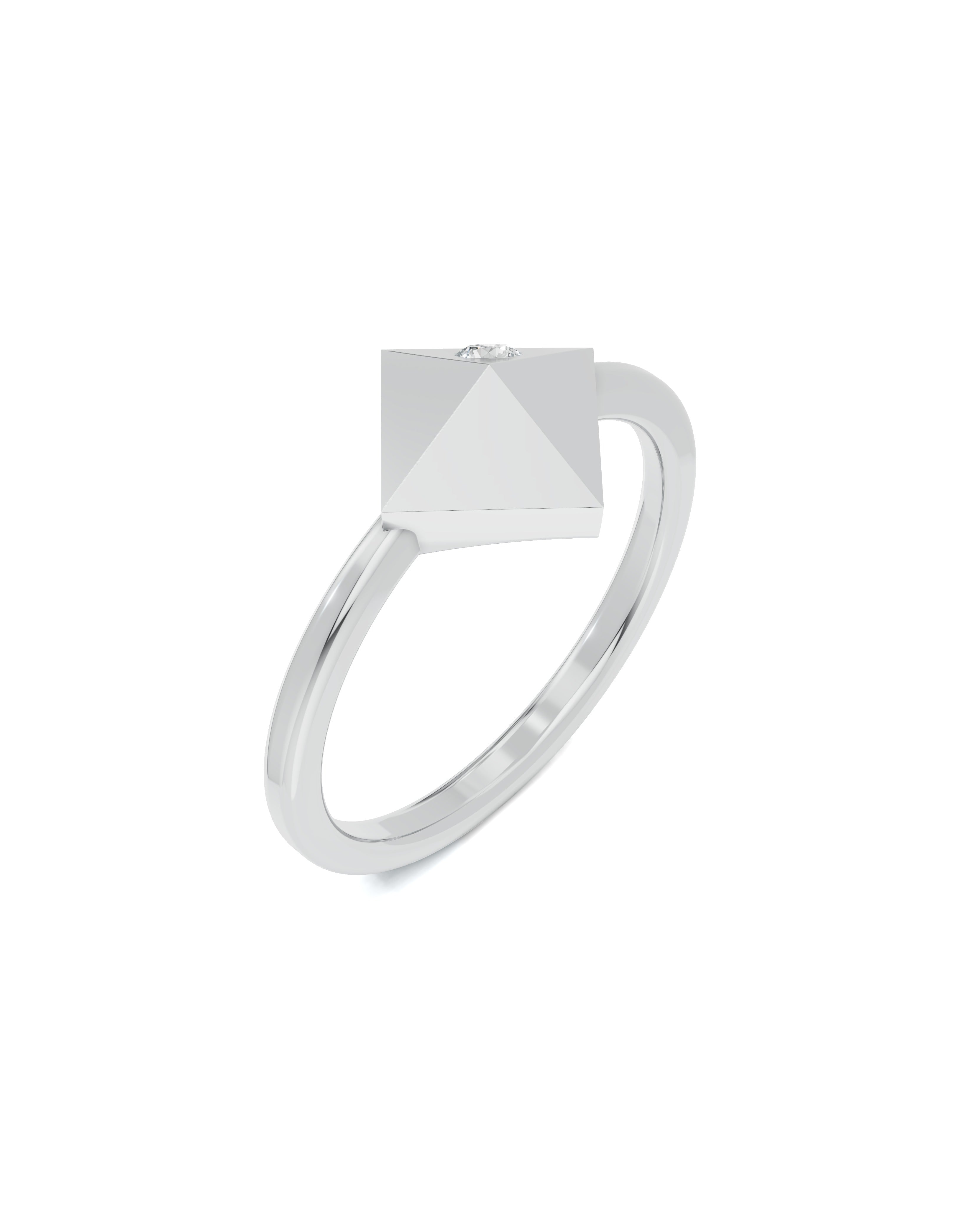 Platinized Sterling Silver