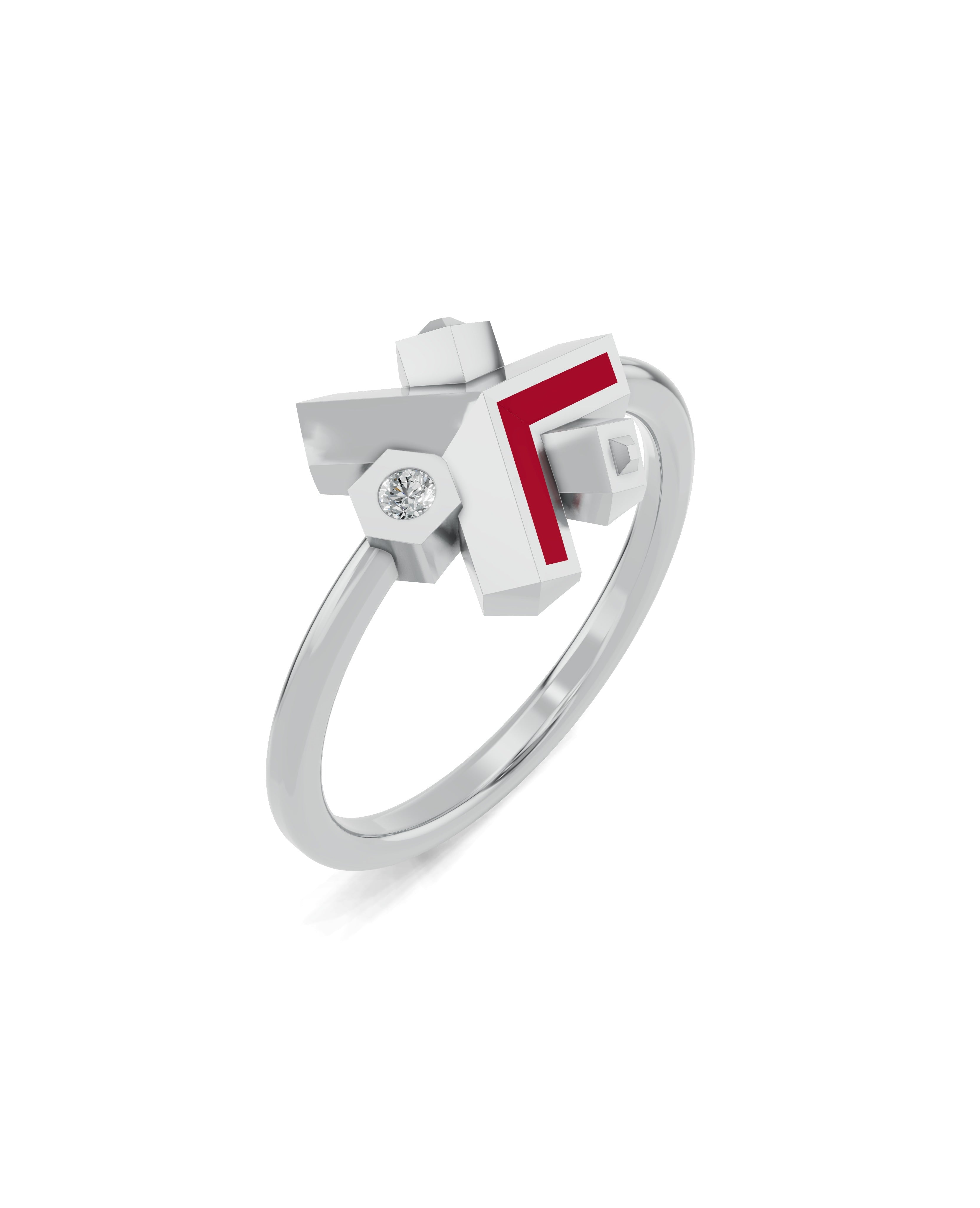 Platinized Sterling Silver