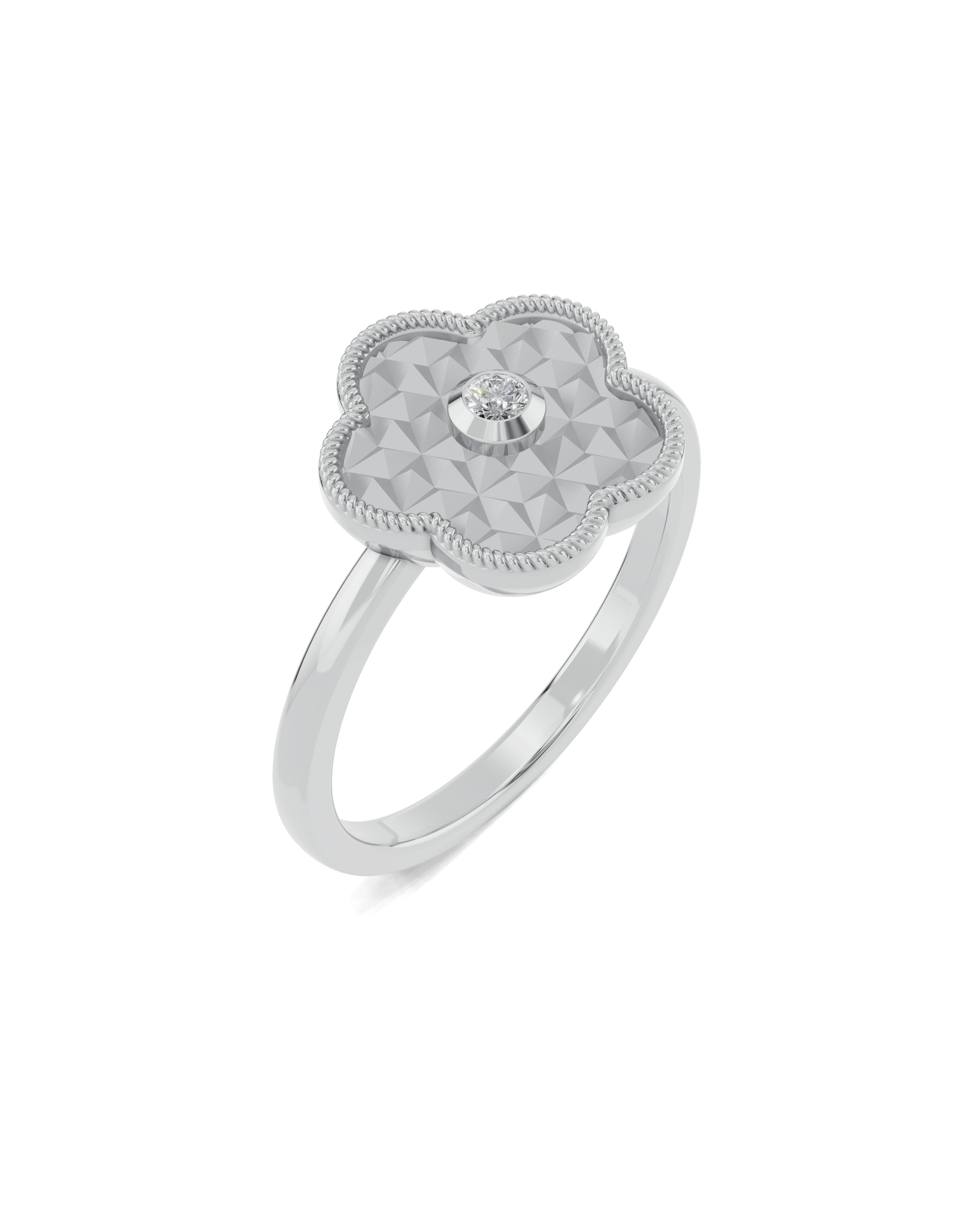 Platinized Sterling Silver