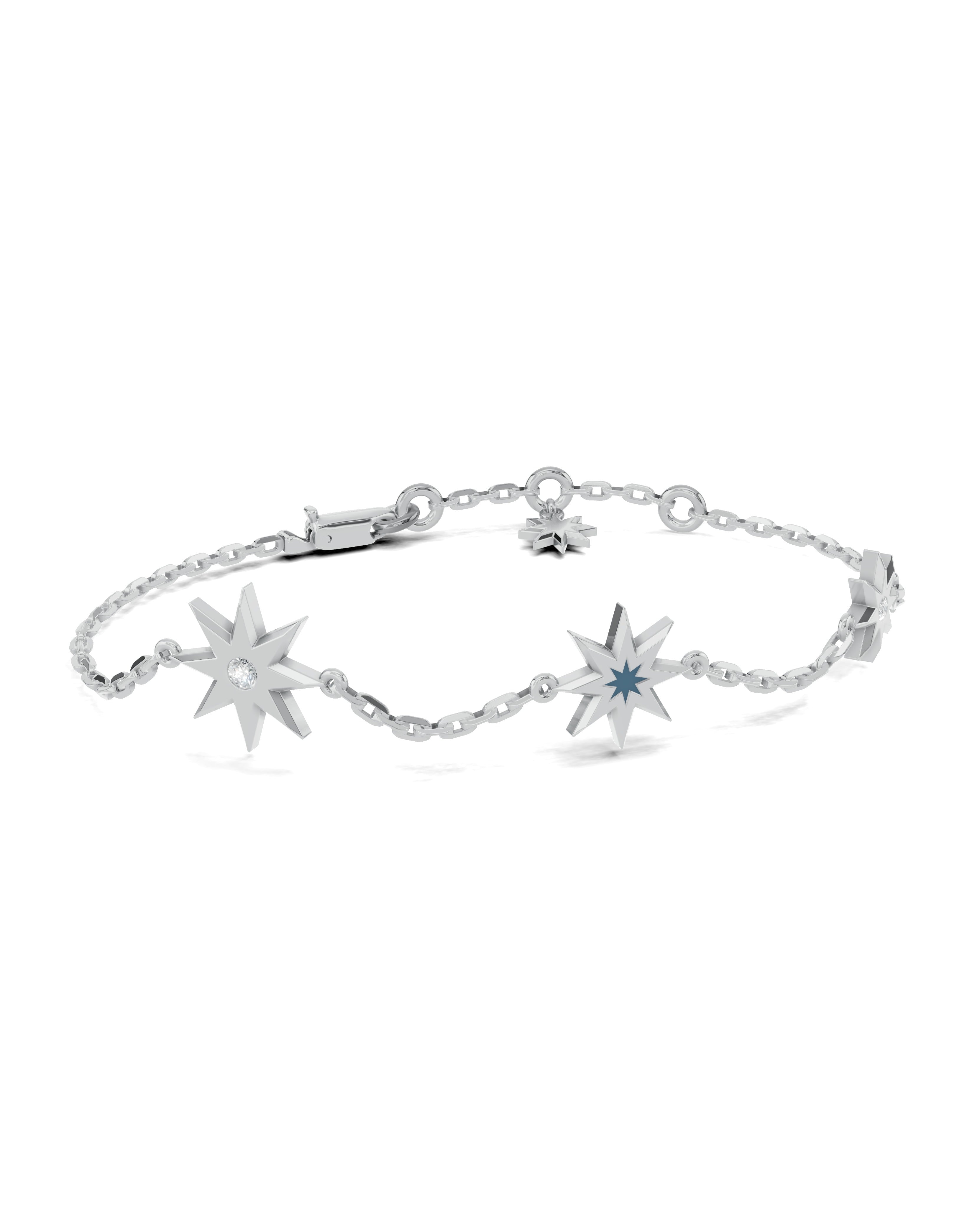 Platinized Sterling Silver