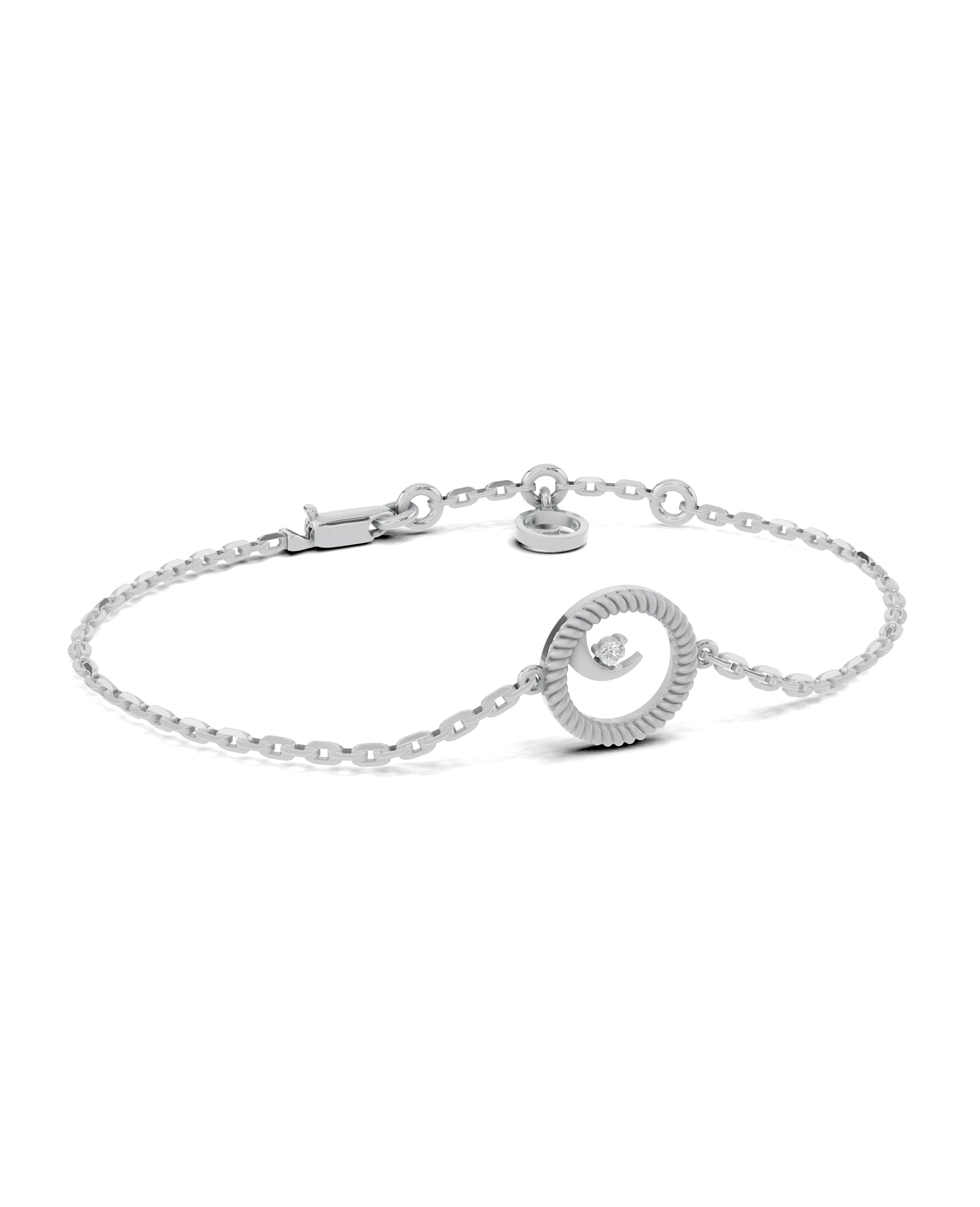 Platinized Sterling Silver