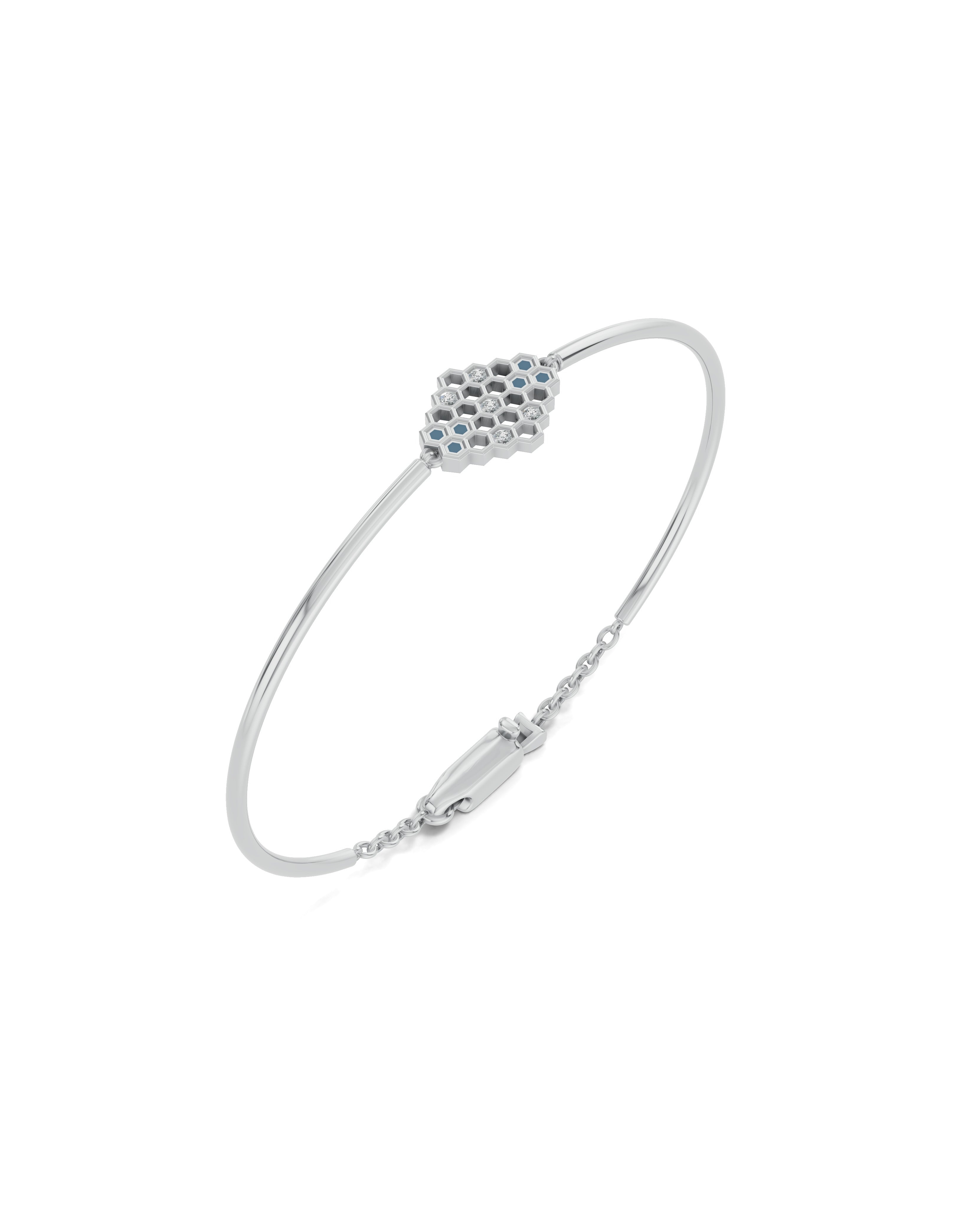 Platinized Sterling Silver