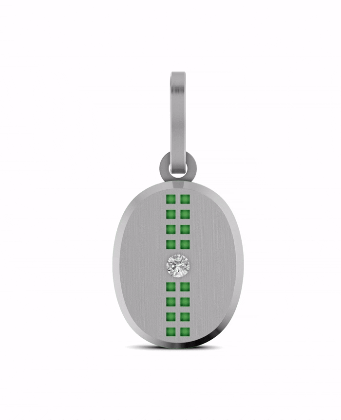 Men's Luxury Titanium Pendant