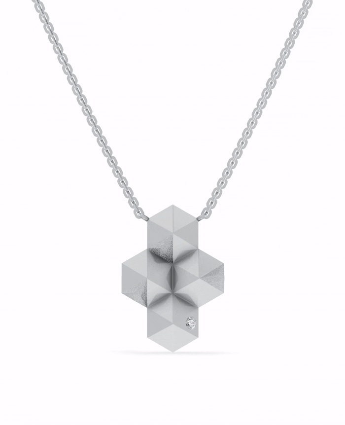 Platinized Sterling Silver