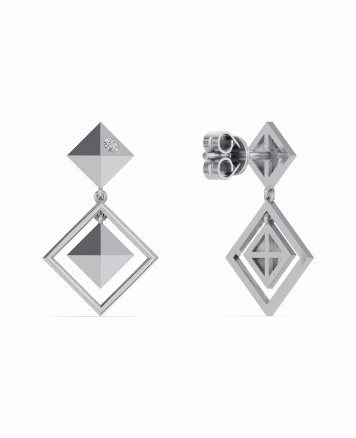 Platinized Sterling Silver