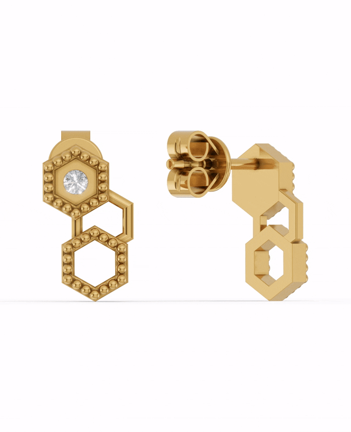 18K Vermeil Plated Sterling Silver