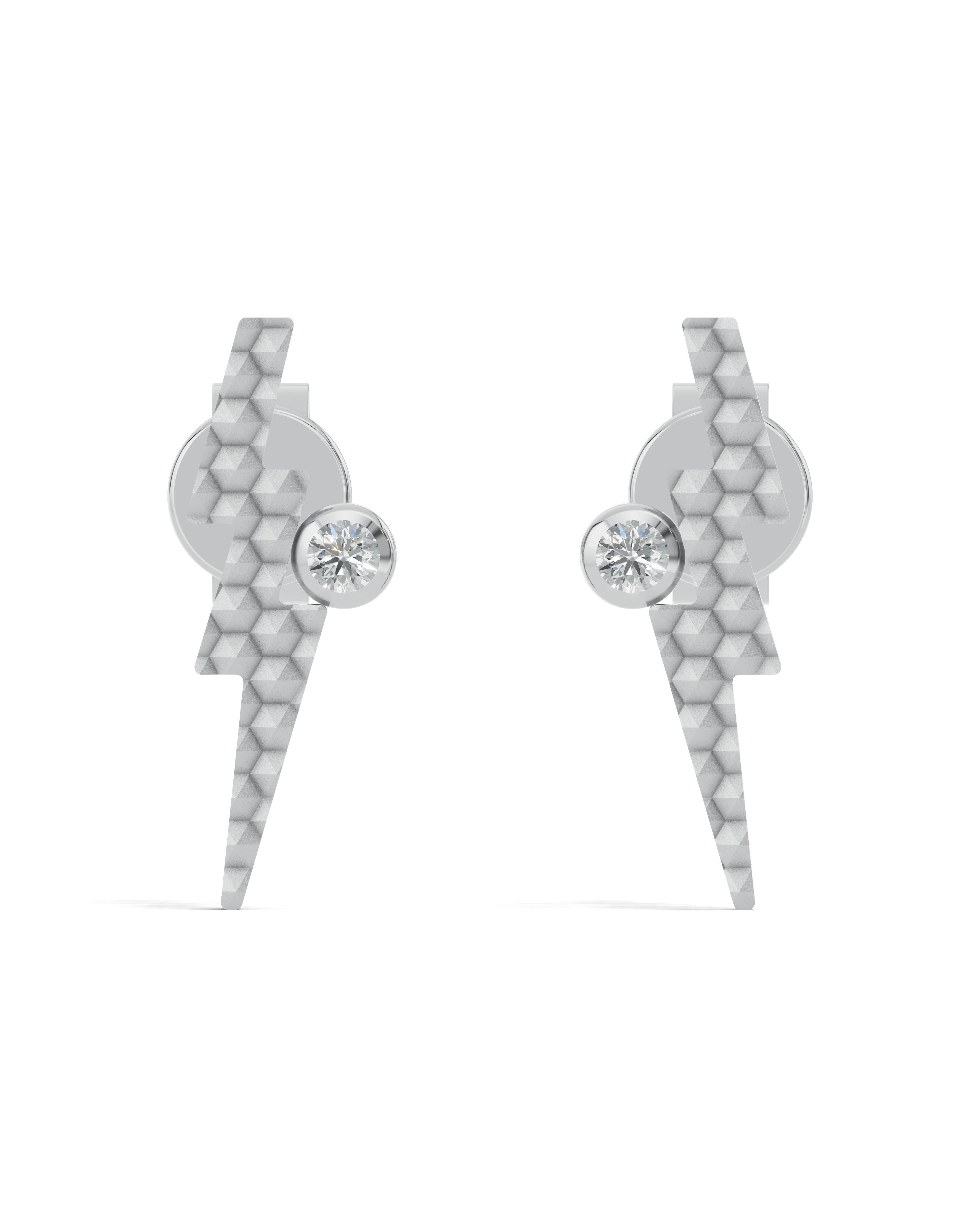 Platinized Sterling Silver