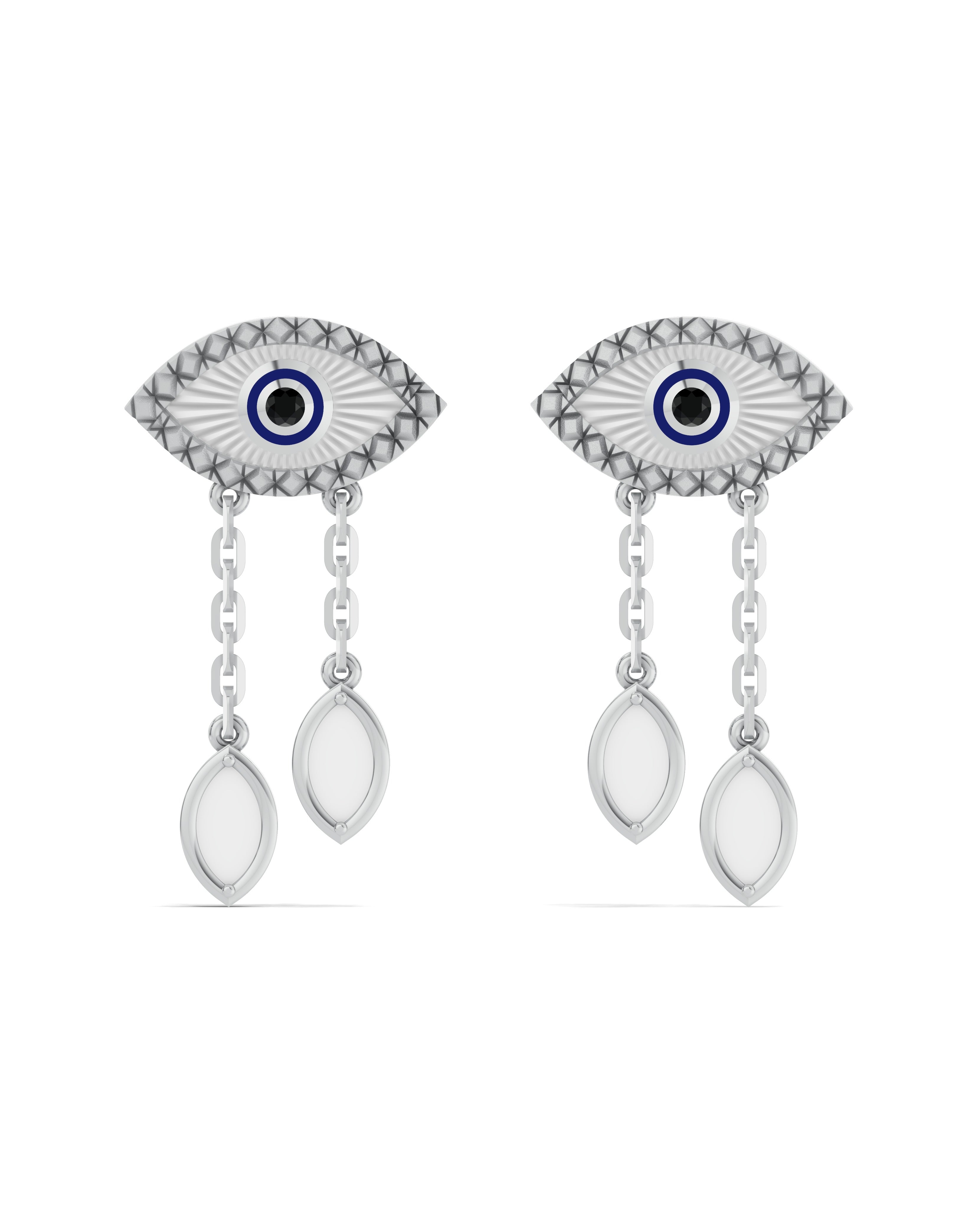 Platinized Sterling Silver