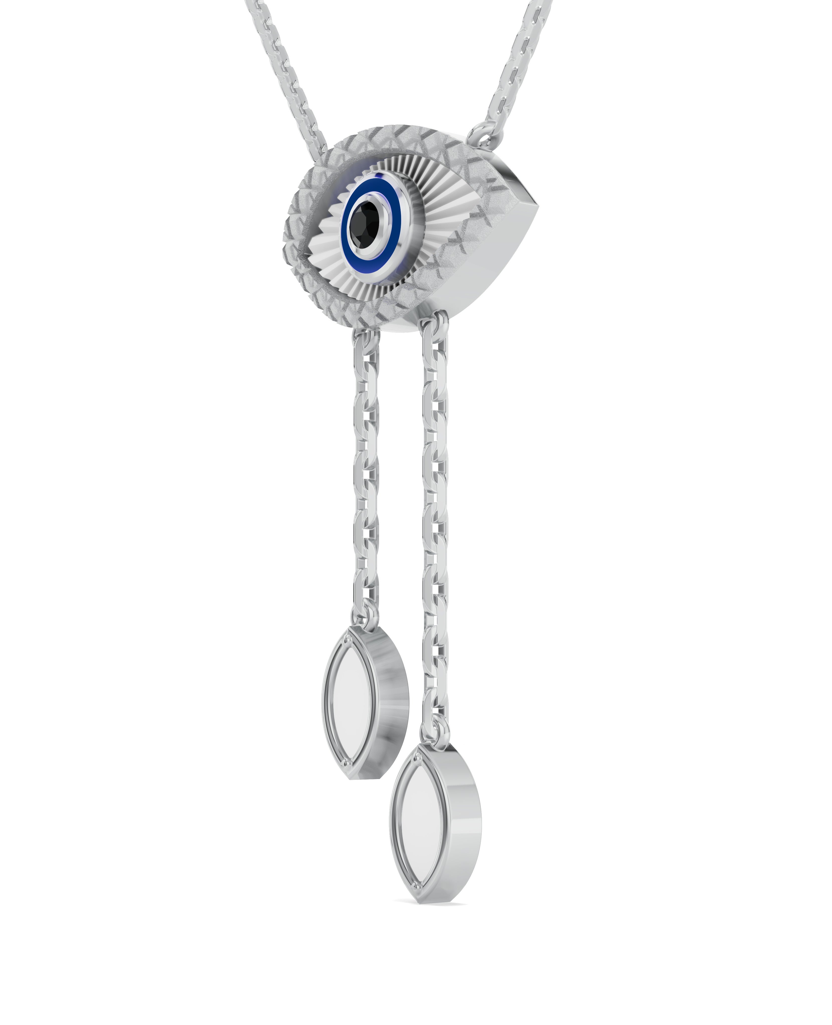 Platinized Sterling Silver