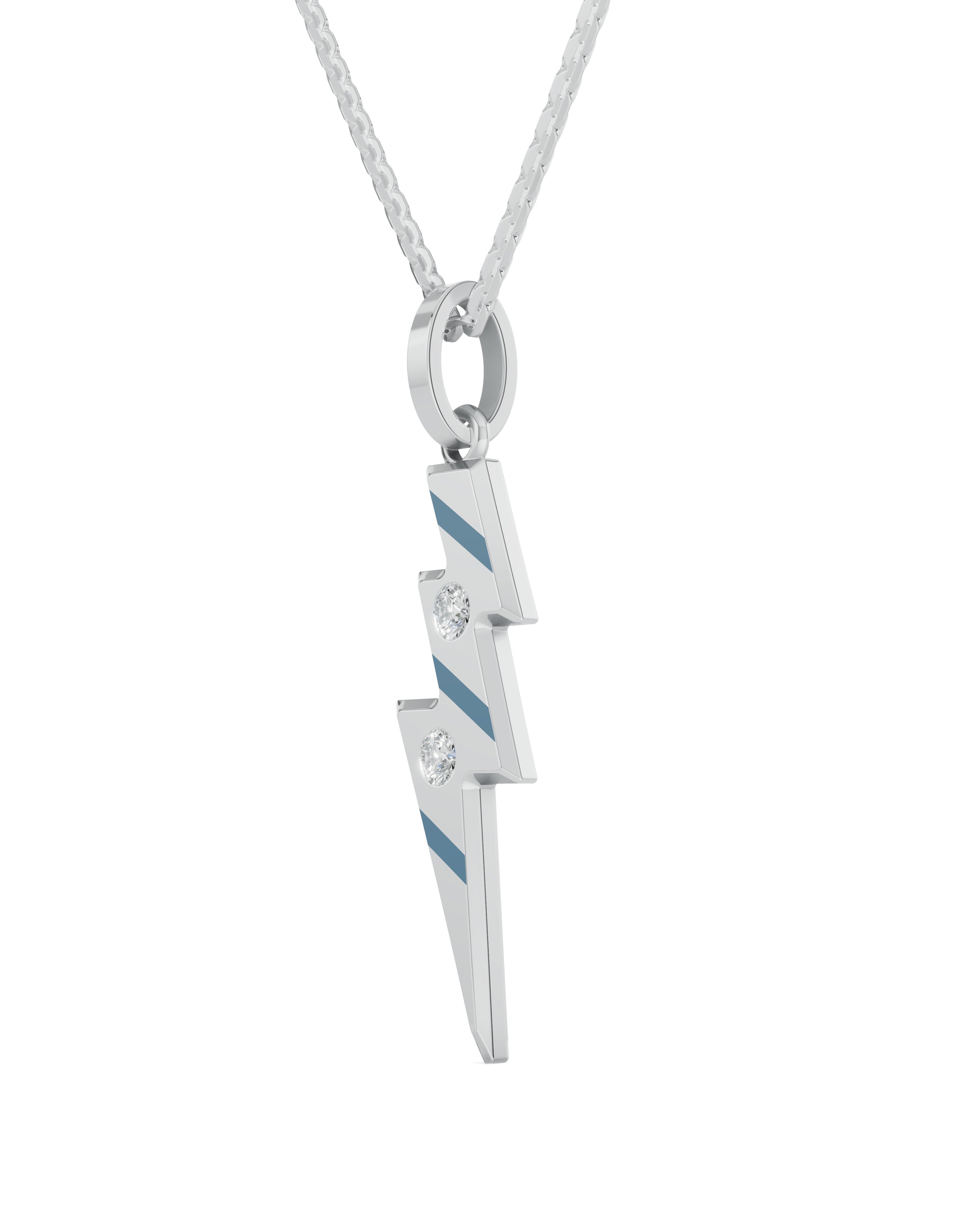 Platinized Sterling Silver