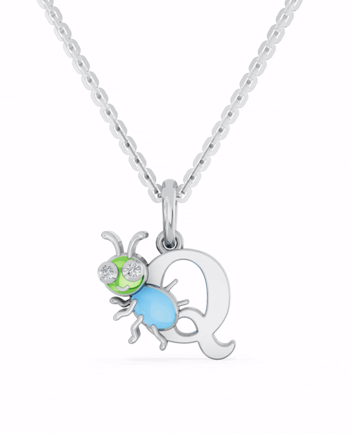 Platinized Sterling Silver